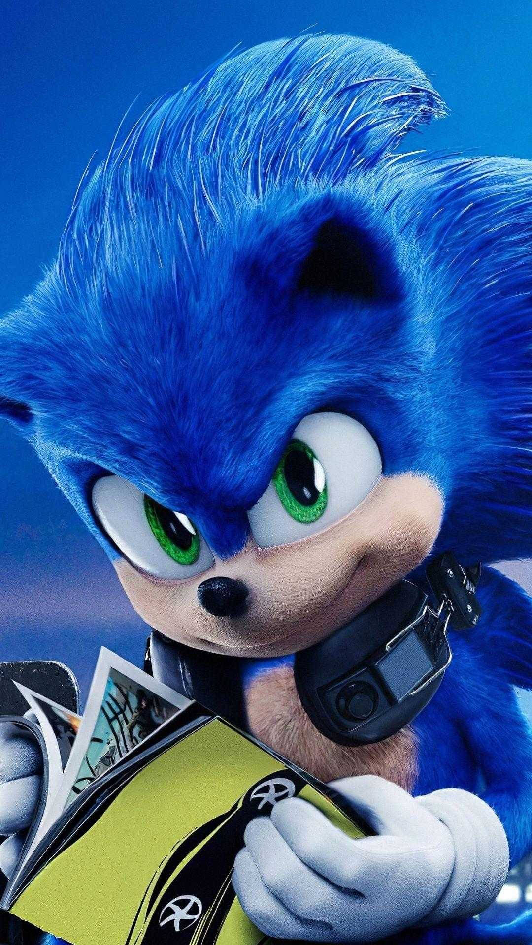 filmplakat for Sonic the Hedgehog Bakgrunner