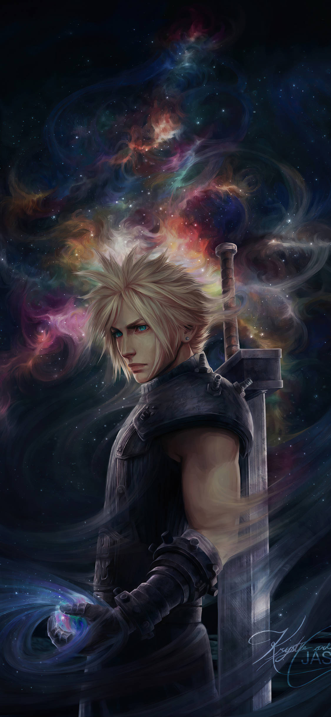 Final Fantasy iPhone Cloud Strife Bakgrunner