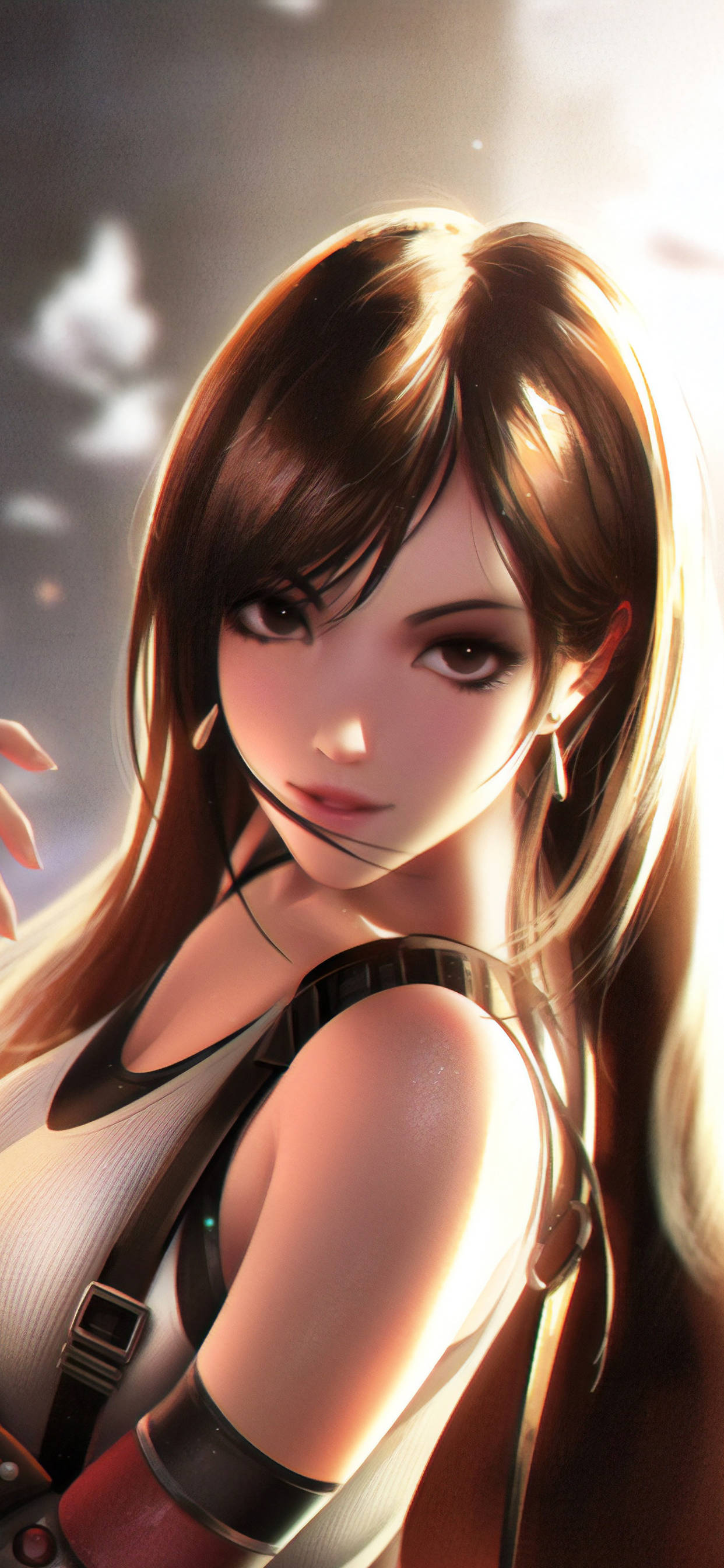 Final Fantasy iPhone Vakre Tifa Bakgrunner