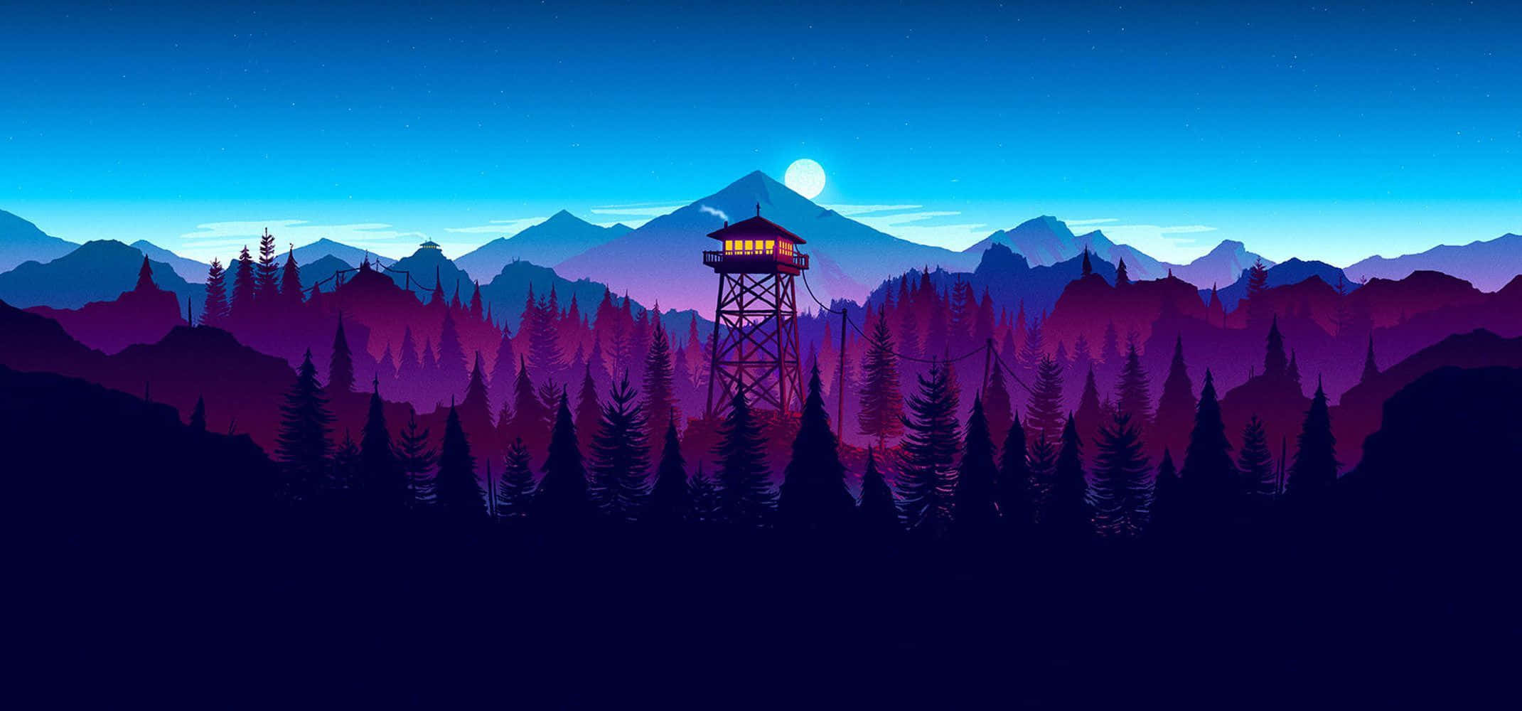 Firewatch Fjell beste skjermbakgrunn Bakgrunner