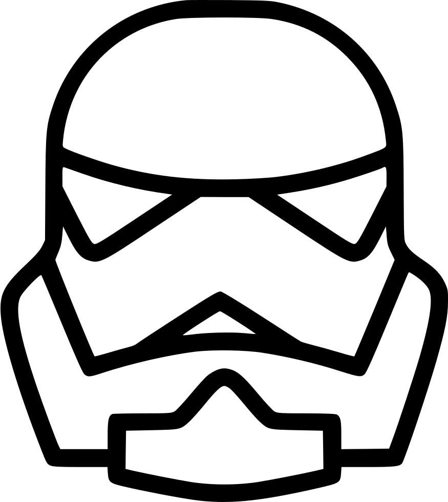 First Order Stormtrooper-hjelm omriss Bakgrunner