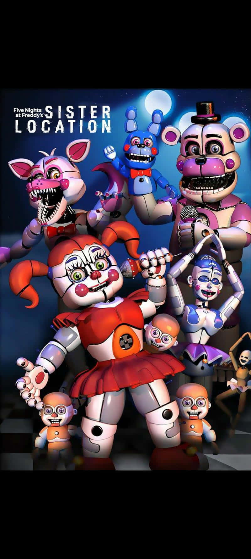 Five Nights at Freddy's: Sister Location For Telefon Bakgrunner
