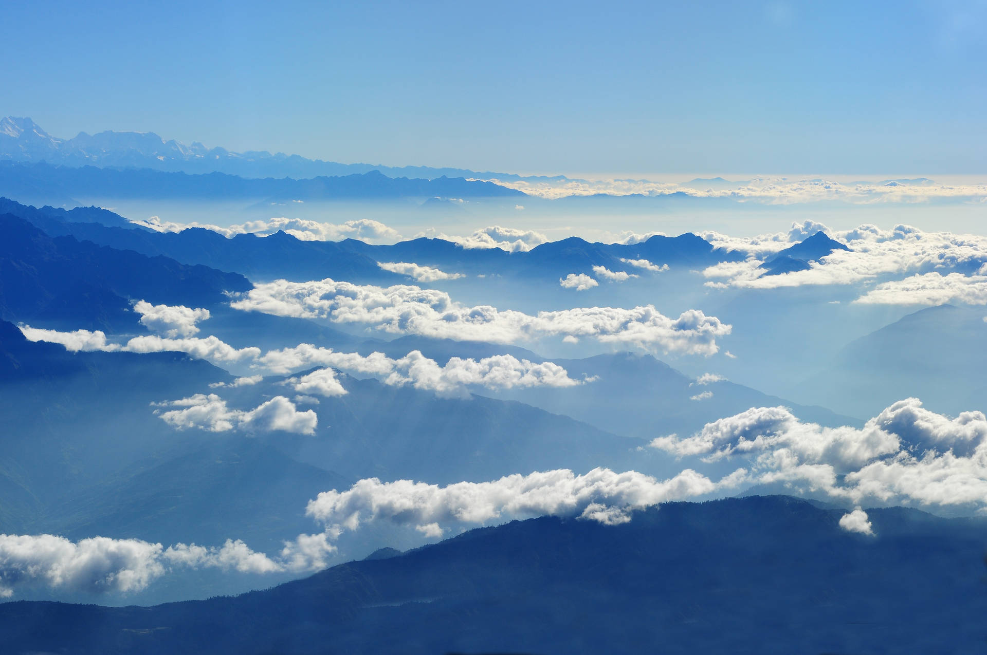 Forhåndsvisning av bakgrunnsbilde himmel, skyer, fjell