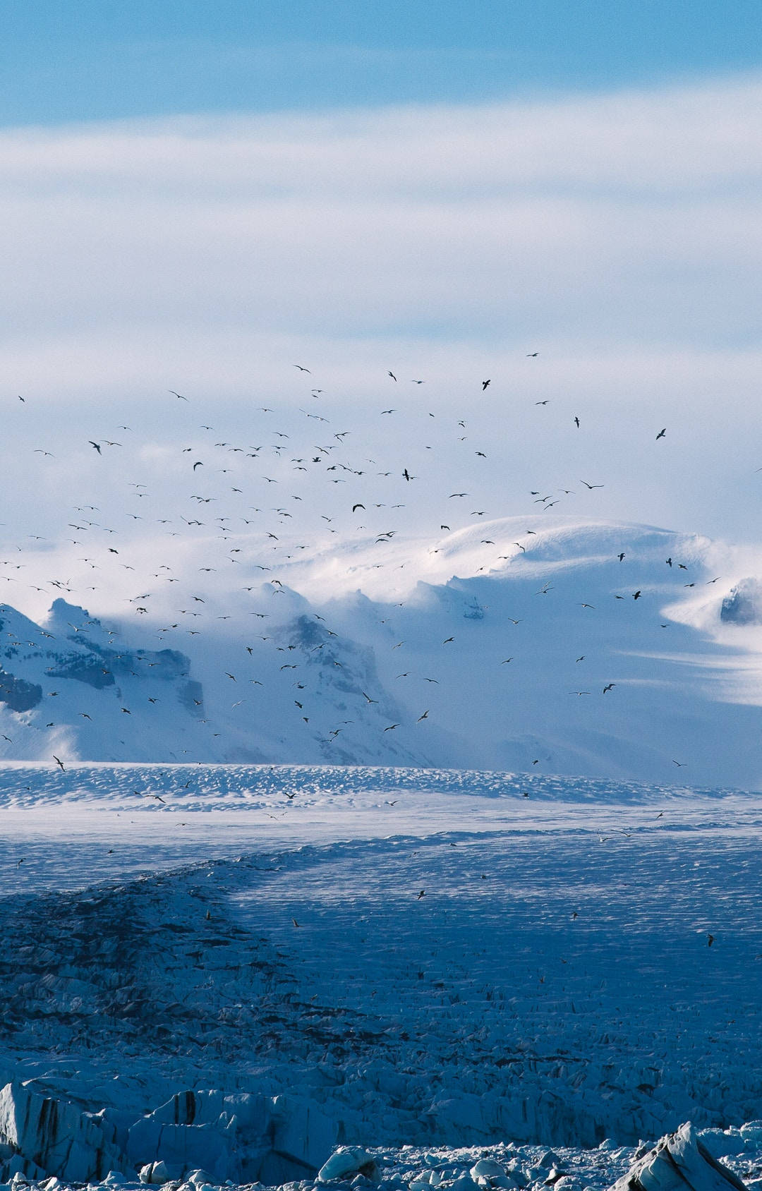 Fjellsnø Vinter iPhone Bakgrunner