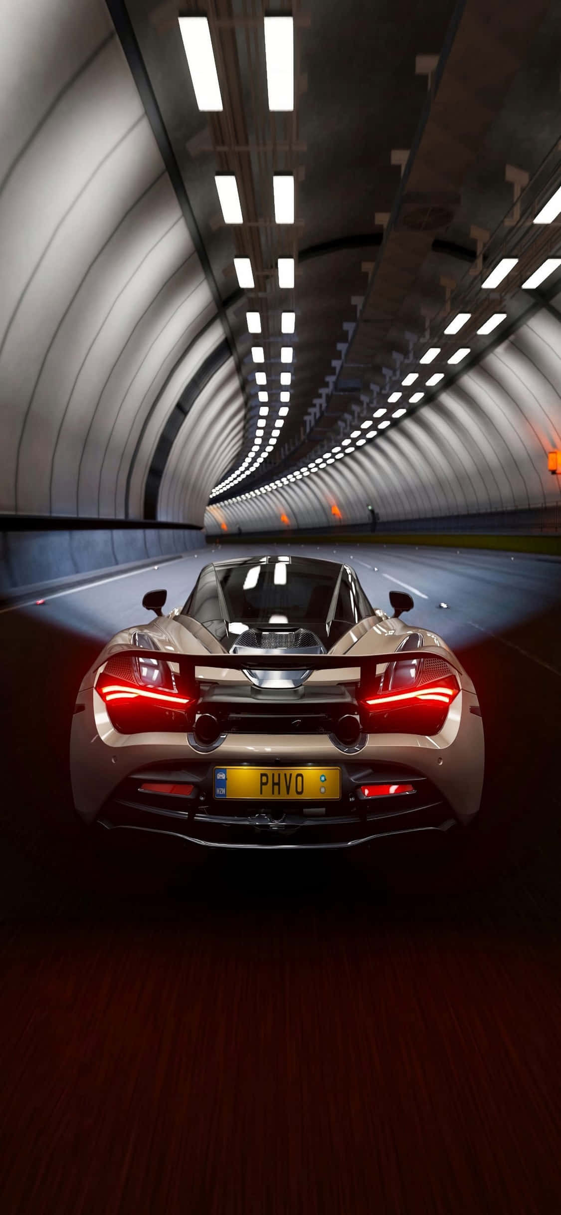 Føl kraften av en McLaren 720s i dine hender med iPhone Xs Bakgrunner