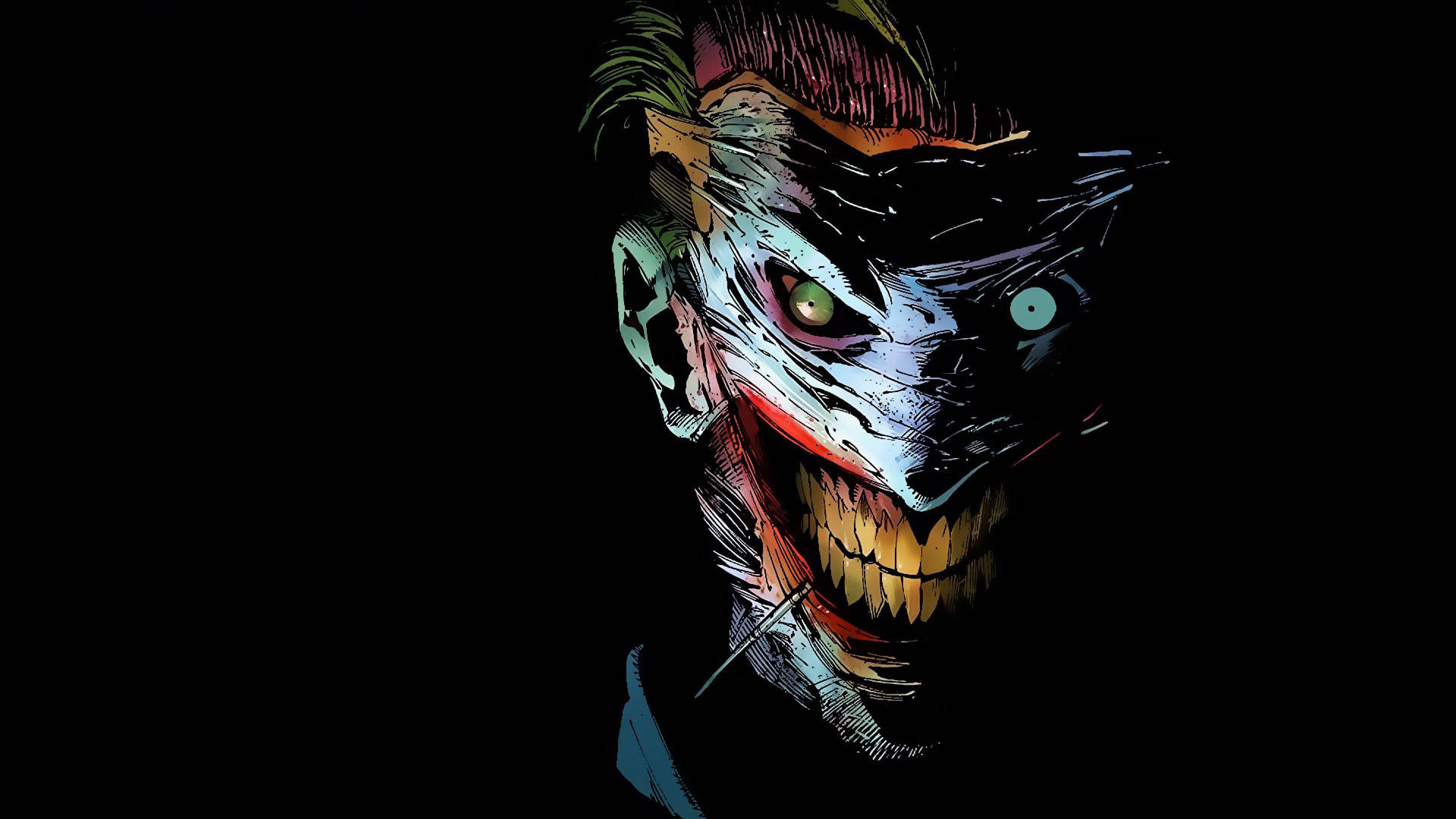 Flådd gal Joker bakgrunnsbilde
