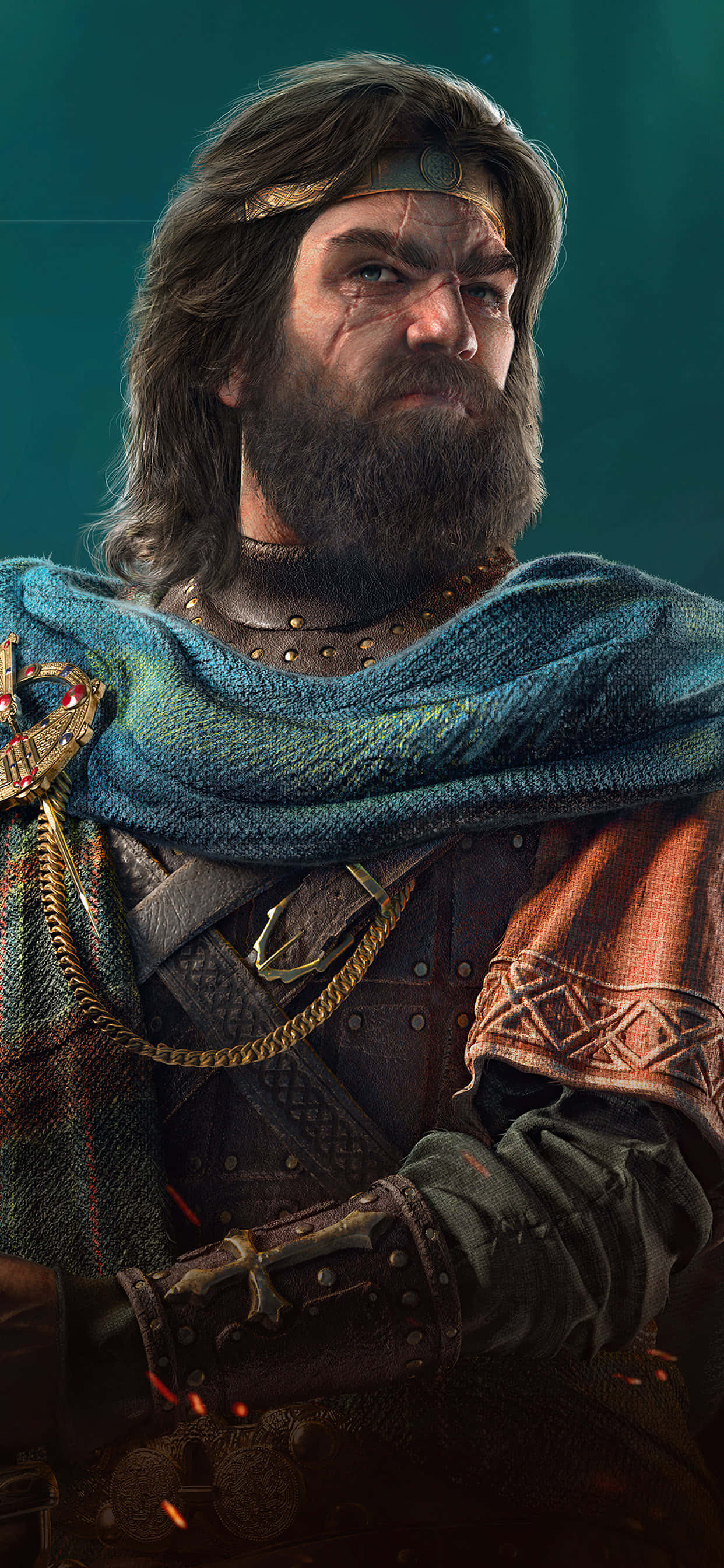 Flann Sinna iPhone Xs Max Assassin's Creed Valhalla Bakgrunn Bakgrunner