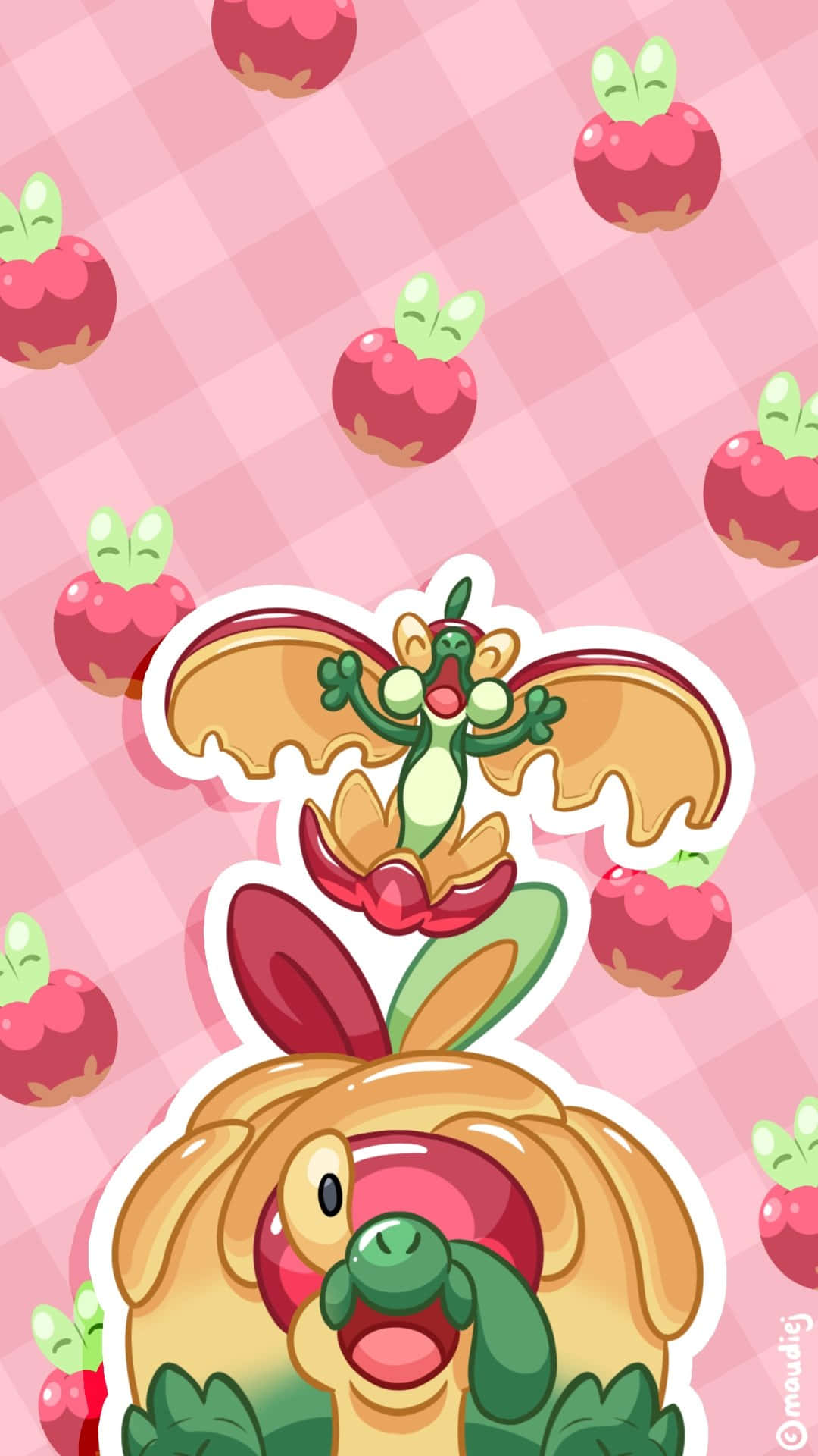 Flapple over Appletun Bakgrunner