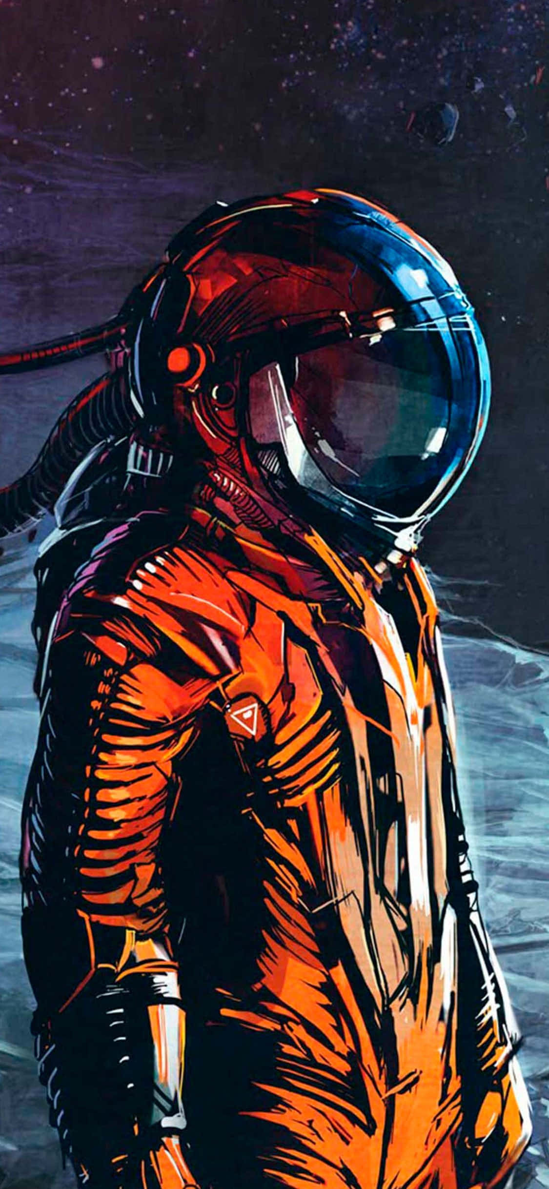 Føler du deg utenomjordisk? Sjekk ut Astronaut iPhone! Bakgrunner