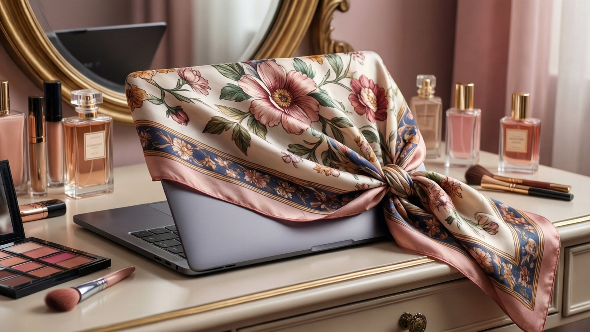 Floral Chromebook-elegance Bakgrunner