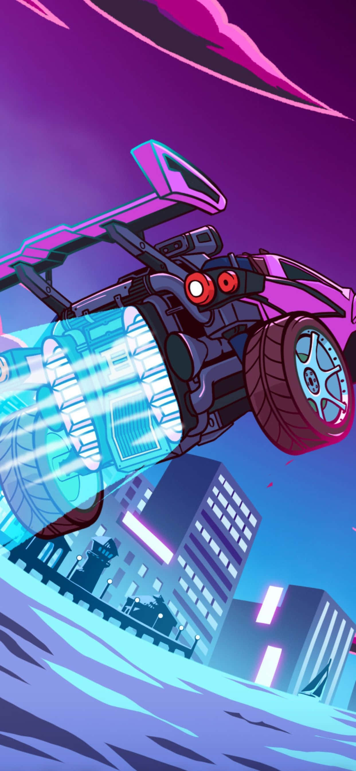 Fly høyt med iPhone XS Max og Rocket League Bakgrunner