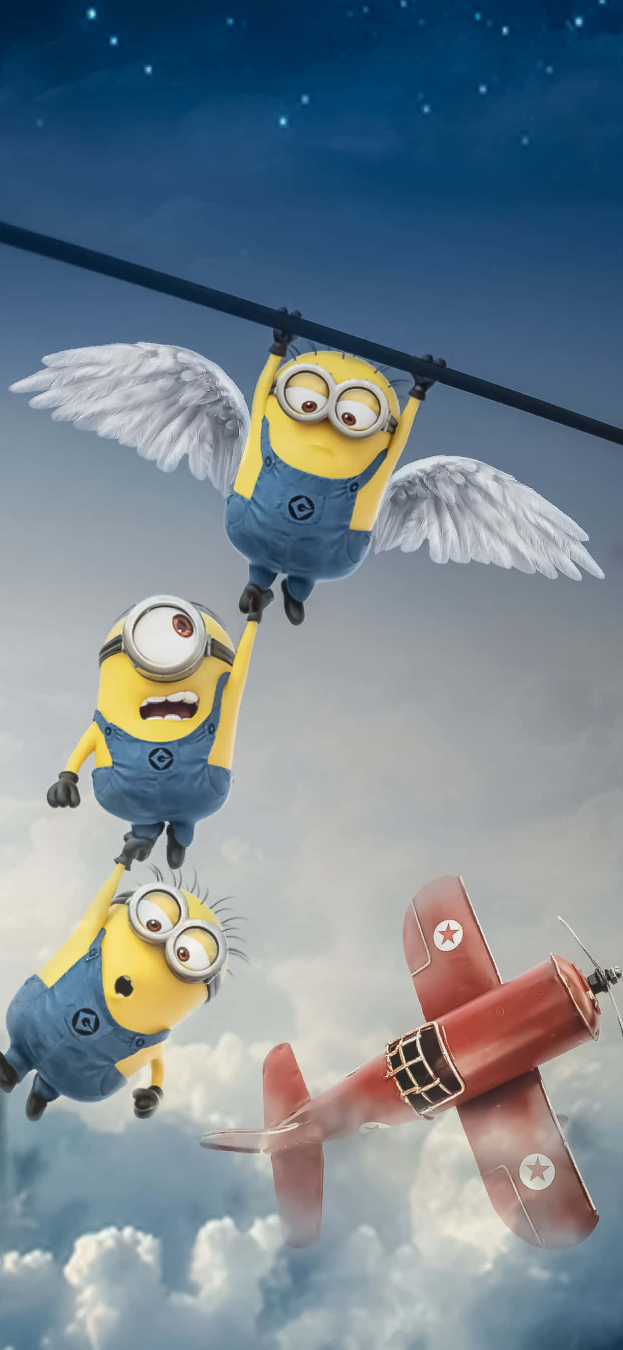 Fly høyt med en iPhone Xs Max Bakgrunner