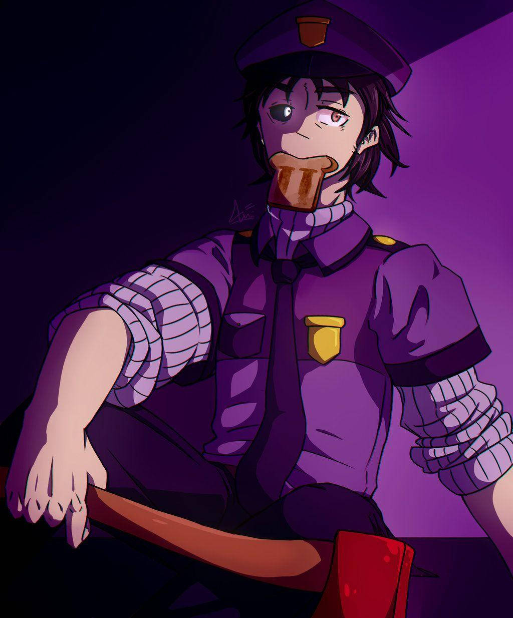 FNAF Lilla Fyr Anime Fanart Bakgrunner