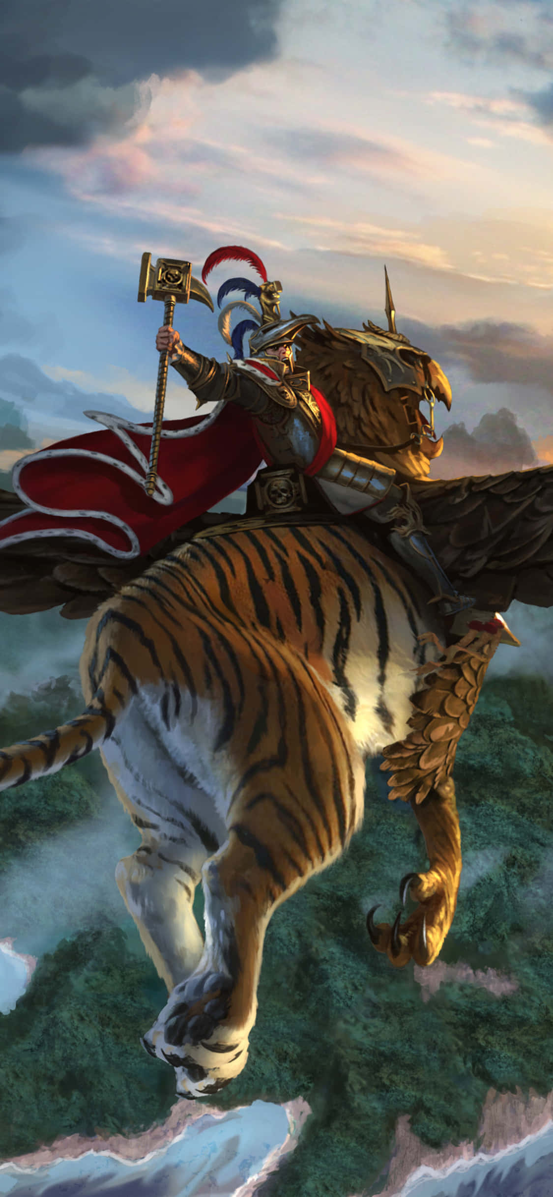 Forbered deg på krig med iPhone X Total War Warhammer Bakgrunner