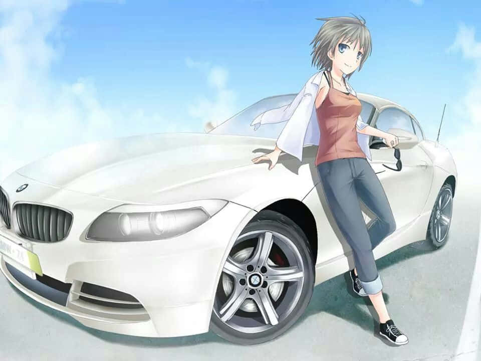 Forberedelse til en kveld ute i animebilen Bakgrunner