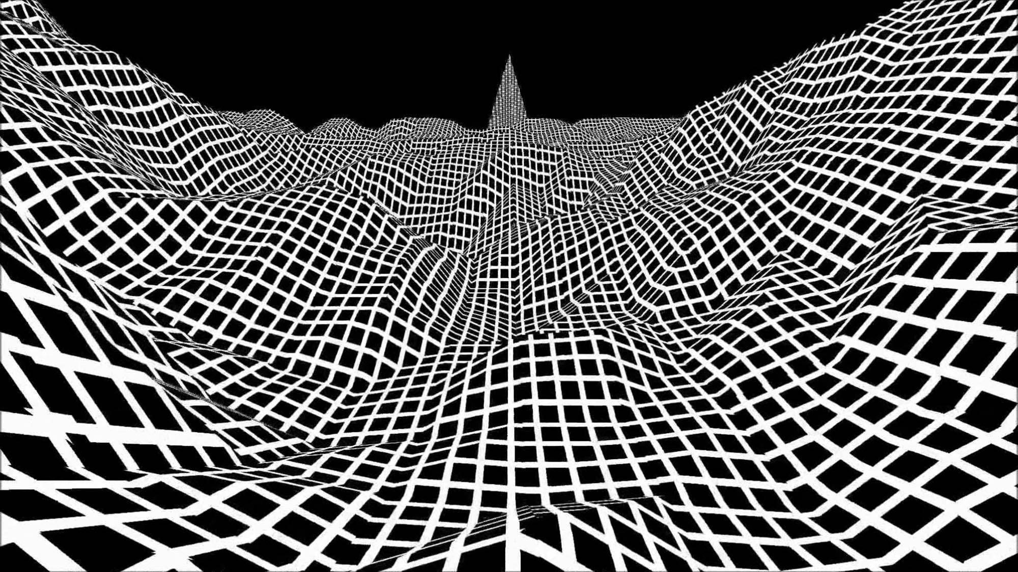 Fordyp deg i den surrealistiske skjønnheten til dette trippy mørke estetiske landskapet. Bakgrunner