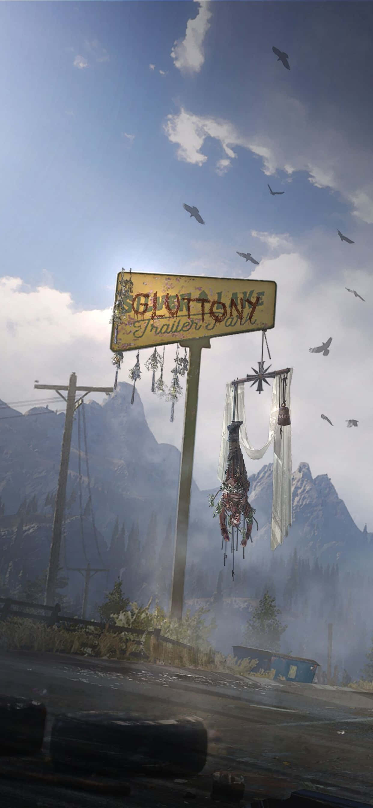 Fordyp deg i en verden av eventyr med en iPhone Xs Max og Far Cry 5. Bakgrunner