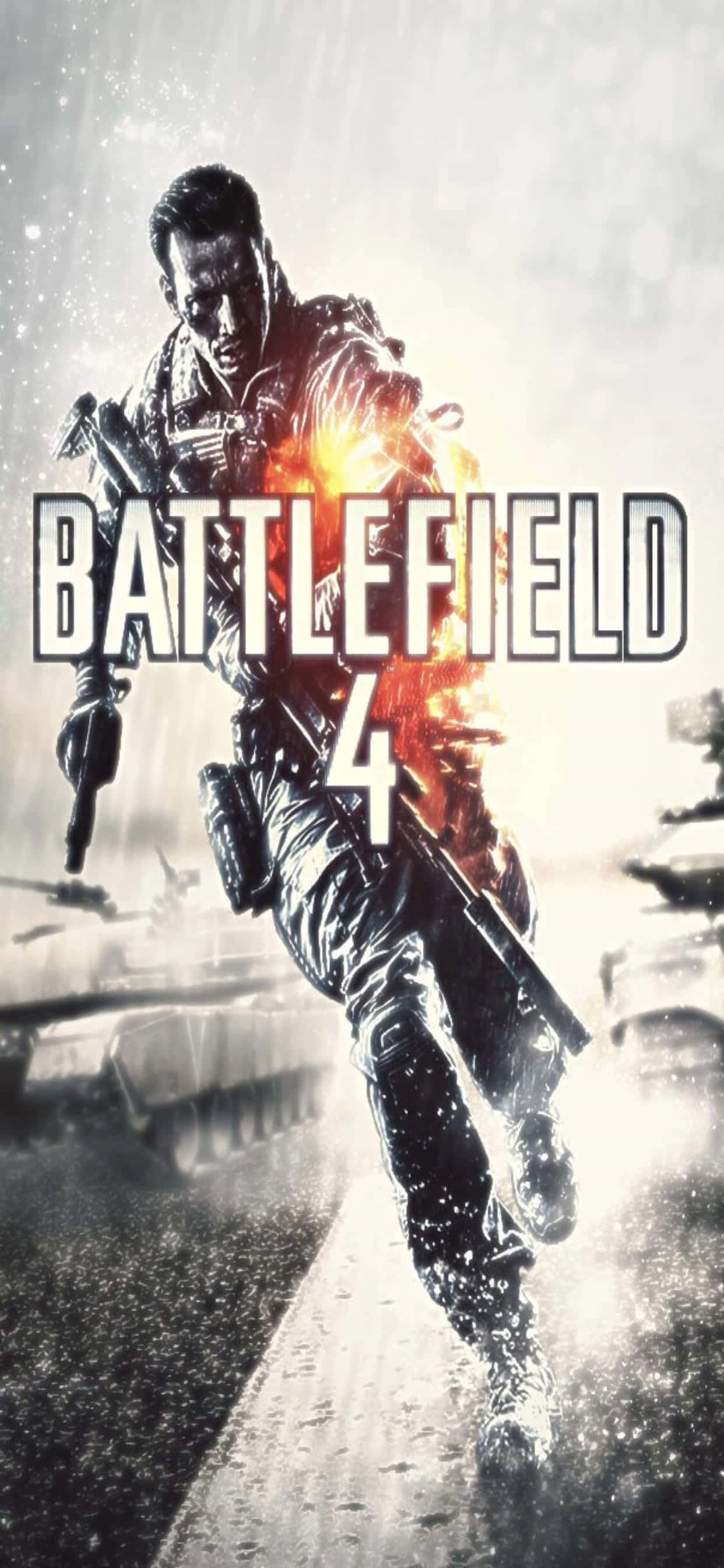 Fordyp deg i handlingen med Battlefield 4 på iPhone Xs Max Bakgrunner