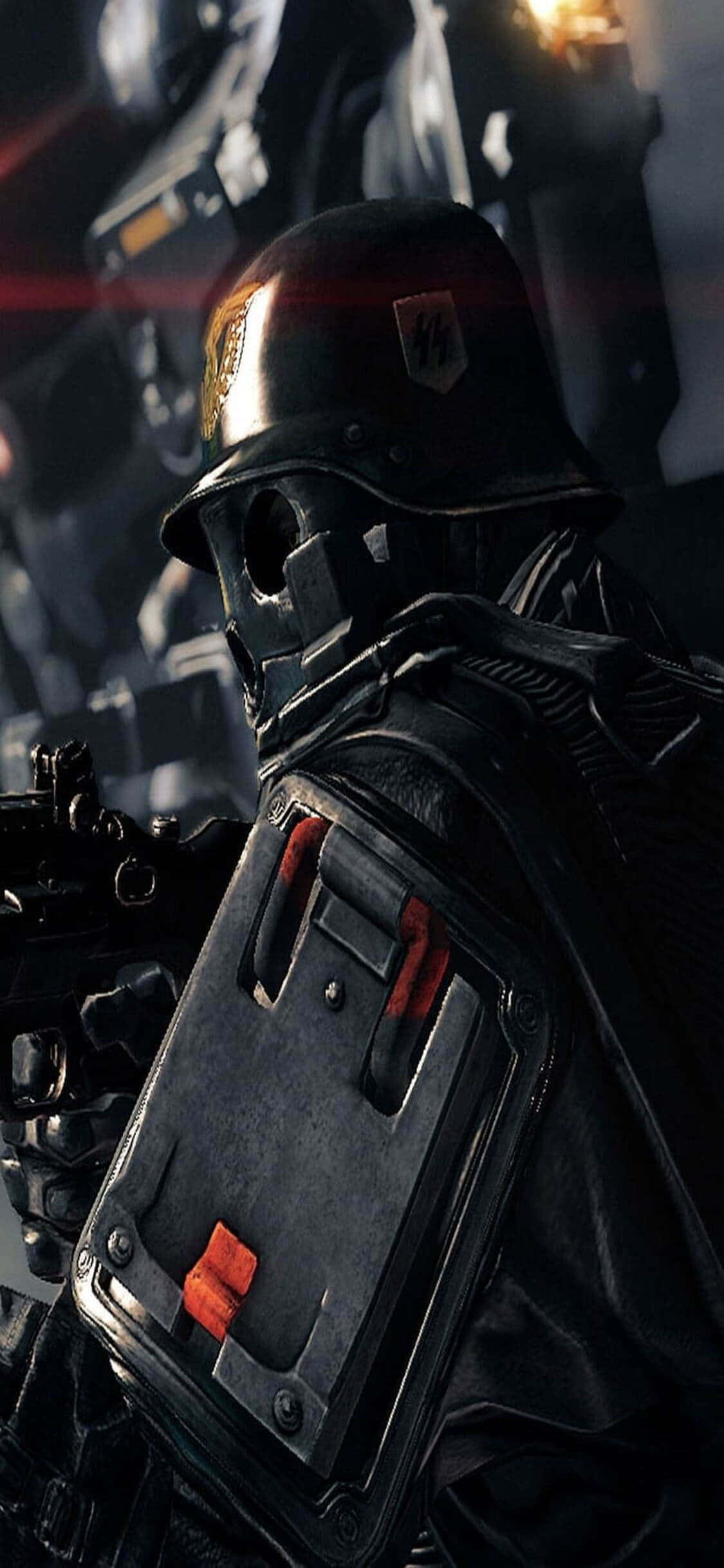 Fordyp deg i Wolfenstein II-verdenen på din nye iPhone Xs! Bakgrunner