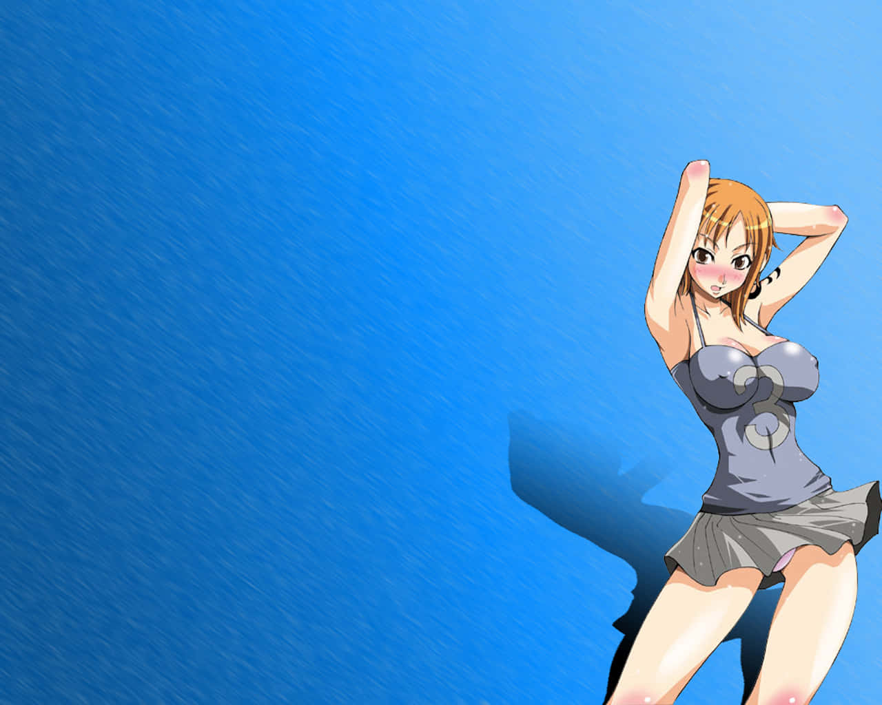 Forførerisk Nami One Piece Anime Bakgrunner