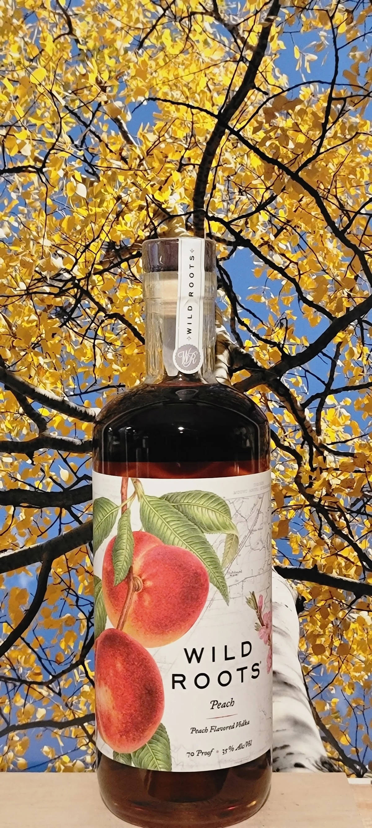 Forfriskende Ferskenvodka fra Wild Roots Bakgrunner