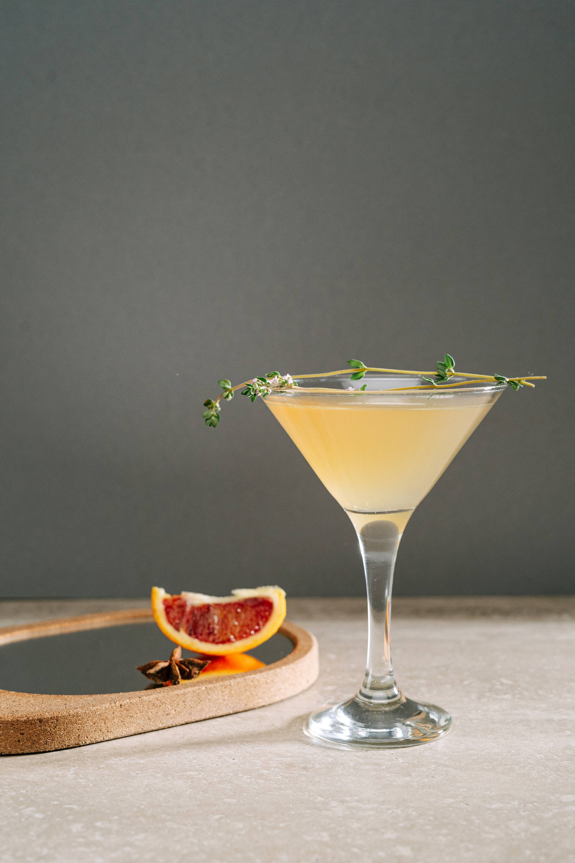 Forfriskende Grapefrukt Tequila Cocktail Bakgrunner