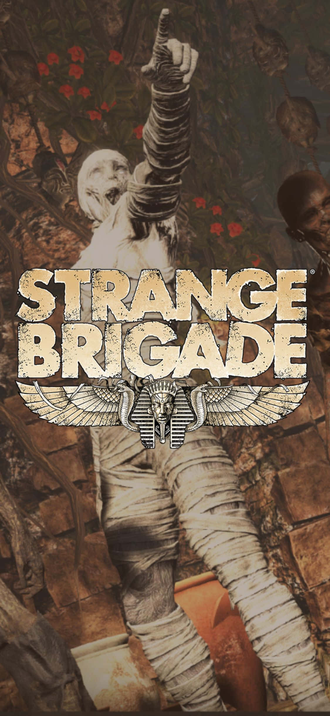 Forhekset zombie peker iPhone X Strange Brigade bakgrunn Bakgrunner