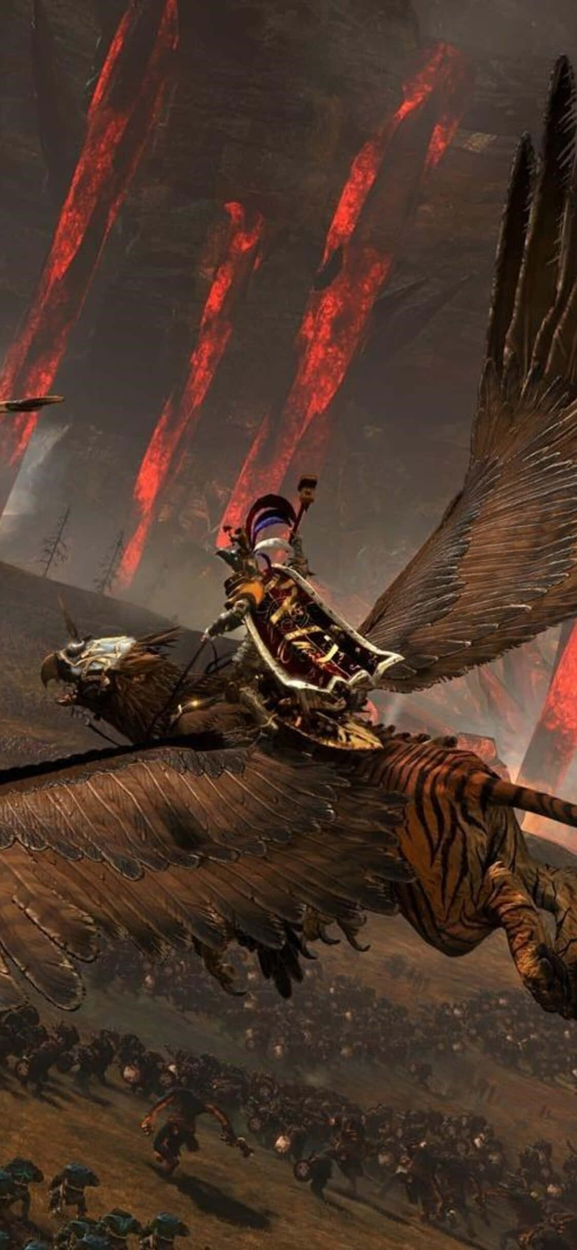 Form Battlelines i Total War: Warhammer på din iPhone X Bakgrunner