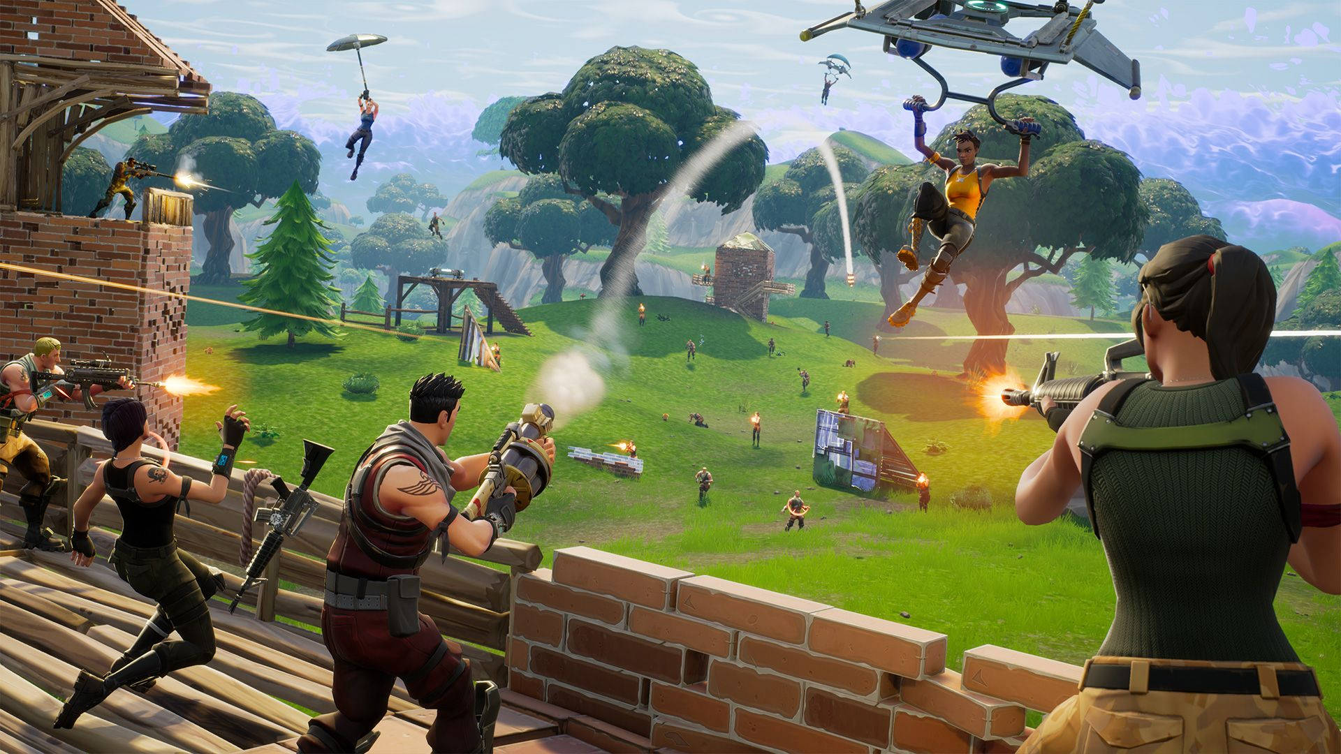 Fortnite 50v50 Limited Time Mode HD Bakgrunner
