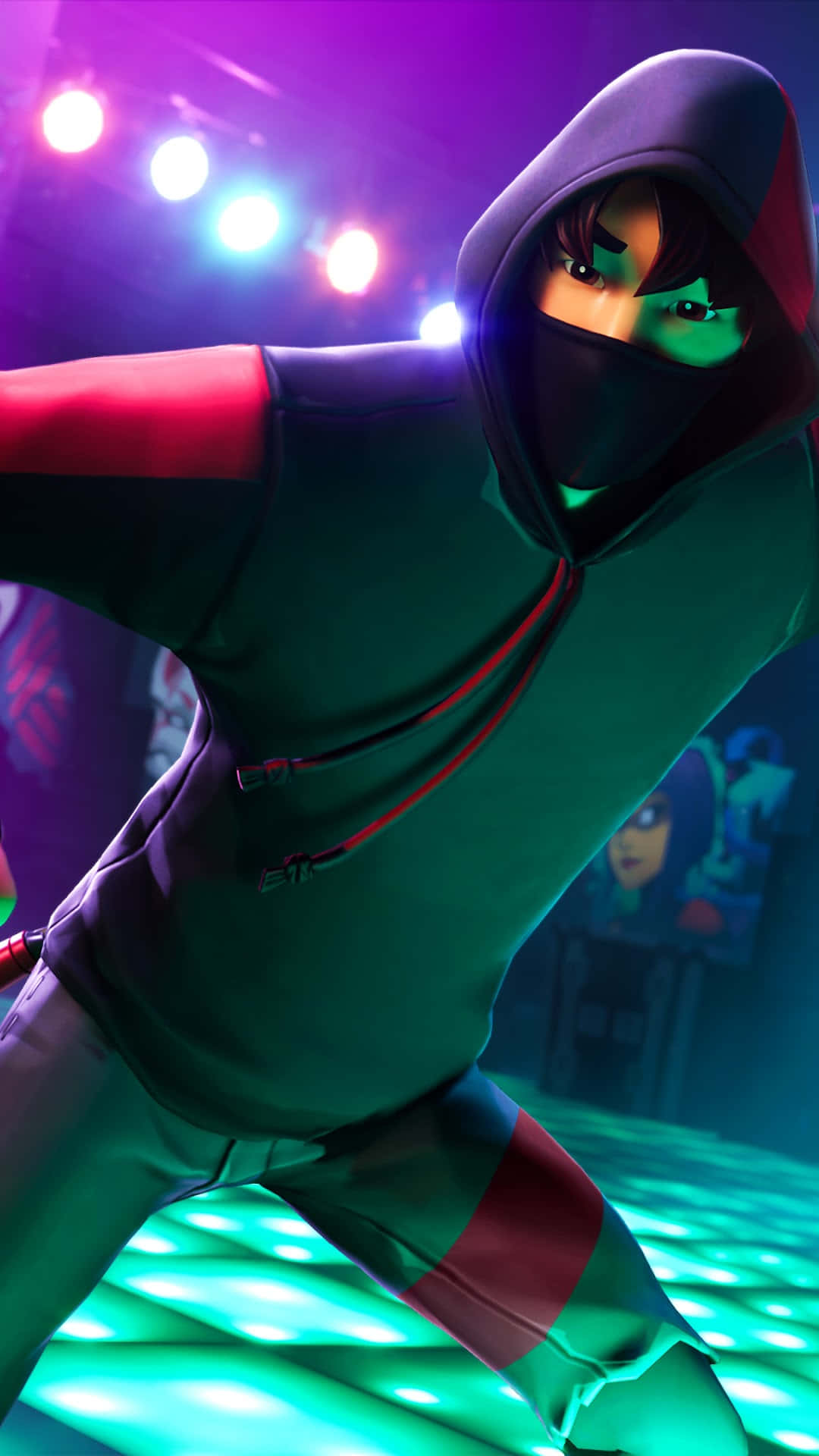 Fortnite Galaxy dekket munn Bakgrunner