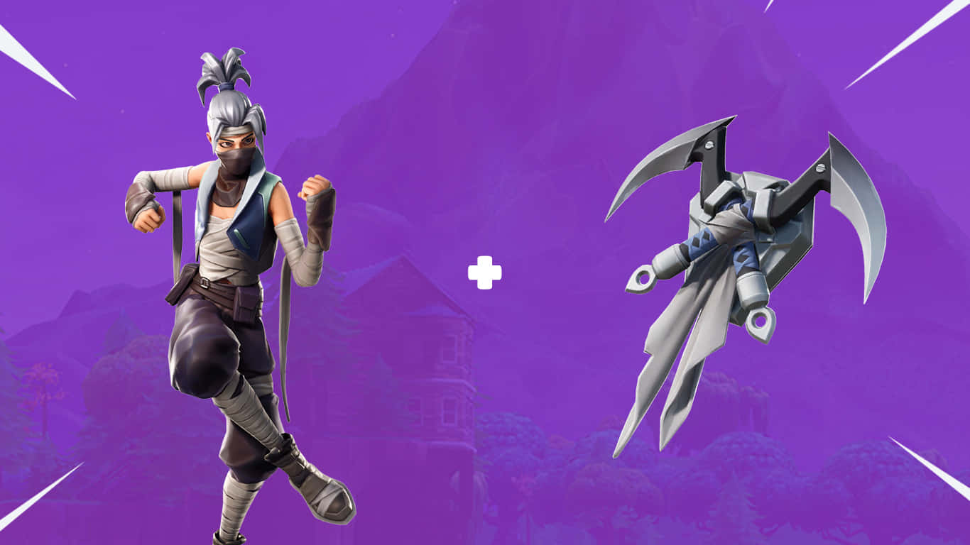Fortnite Kuno i lilla Bakgrunner