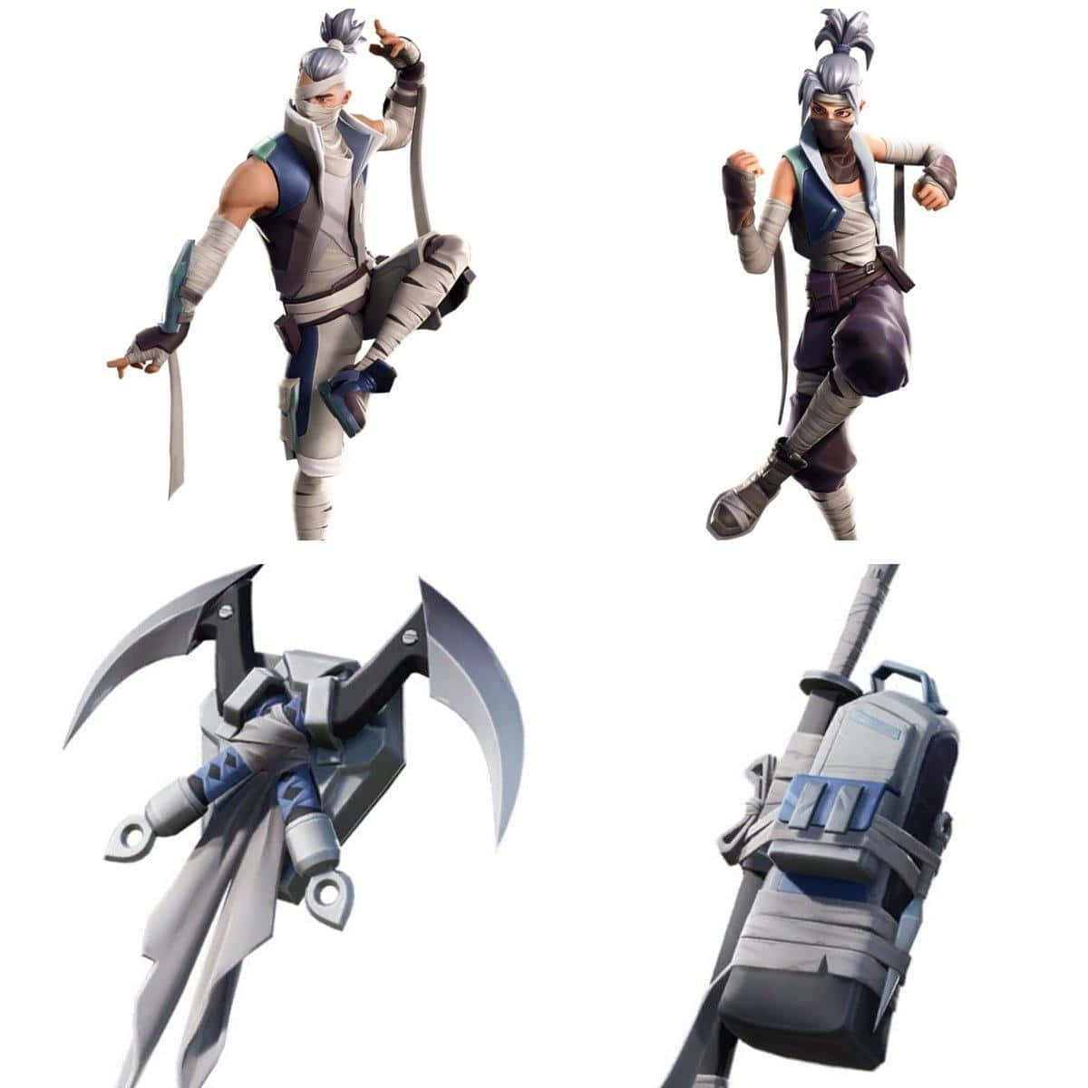 Fortnite Kuno med våpen Bakgrunner