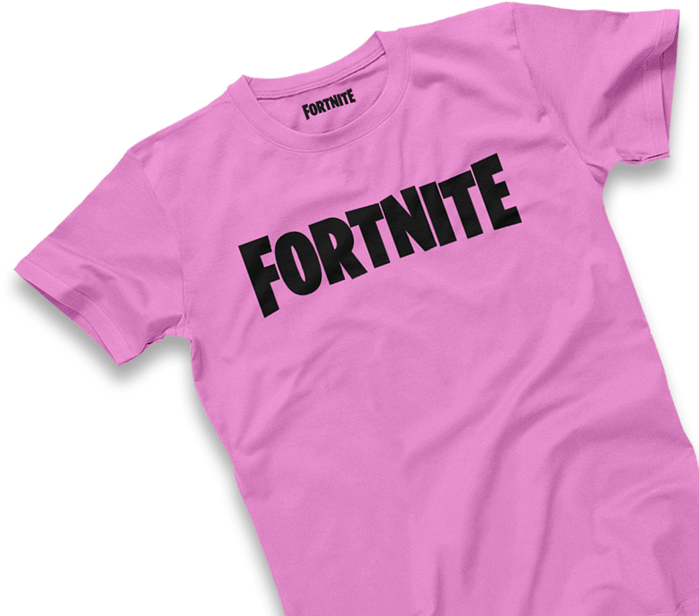 Fortnite-logo rosa t-skjorte Bakgrunner
