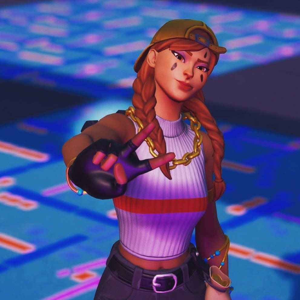 Fortnite PFP Kul Aura Fredstegn Bakgrunner