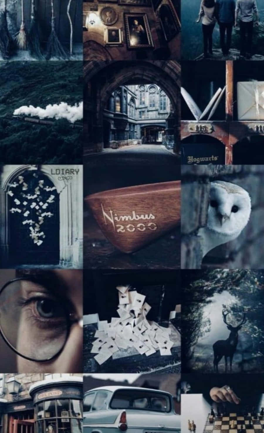 Fortryll veggen din med estetisk Harry Potter Bakgrunner