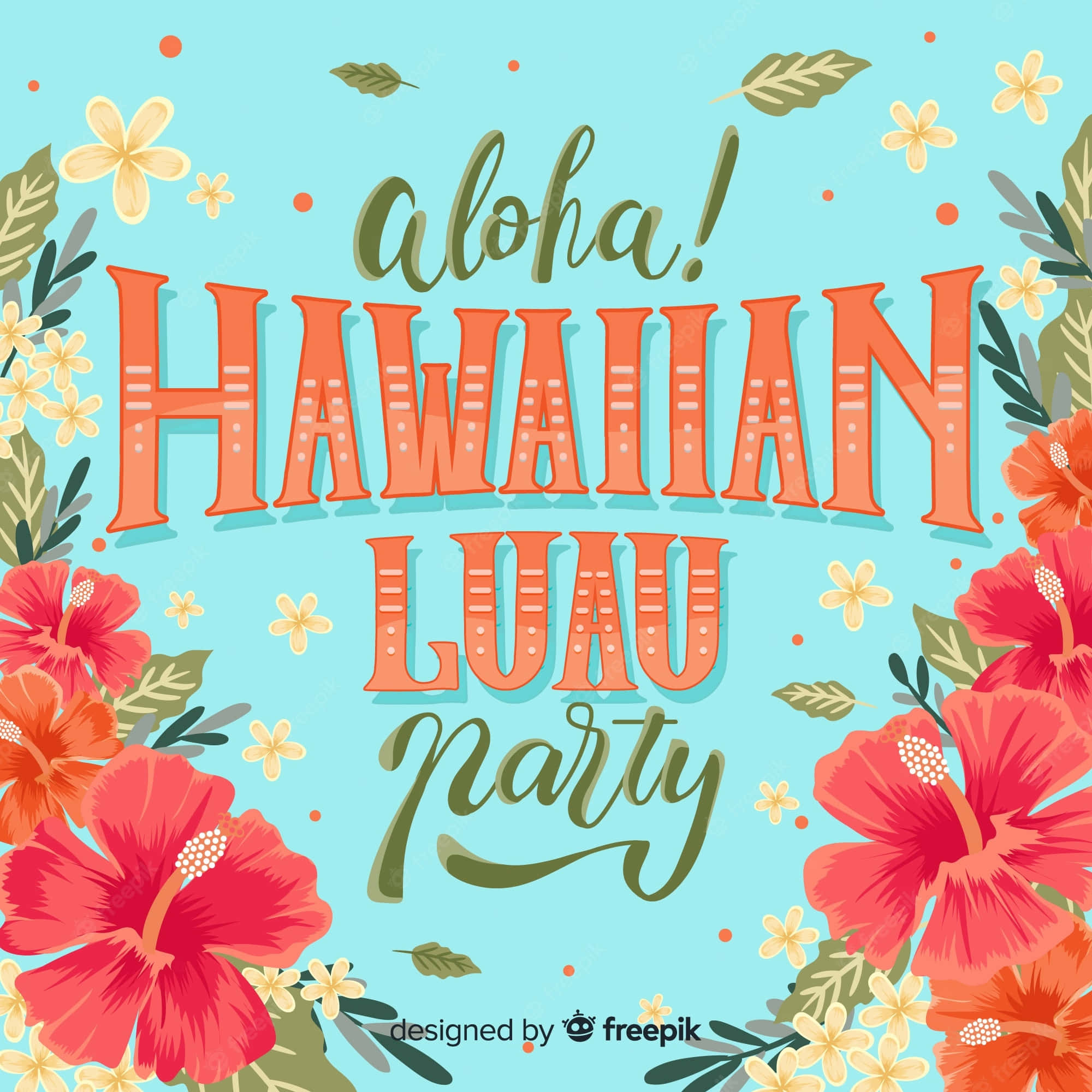 Fortryllende hawaiiansk luau-bakgrunn Bakgrunner
