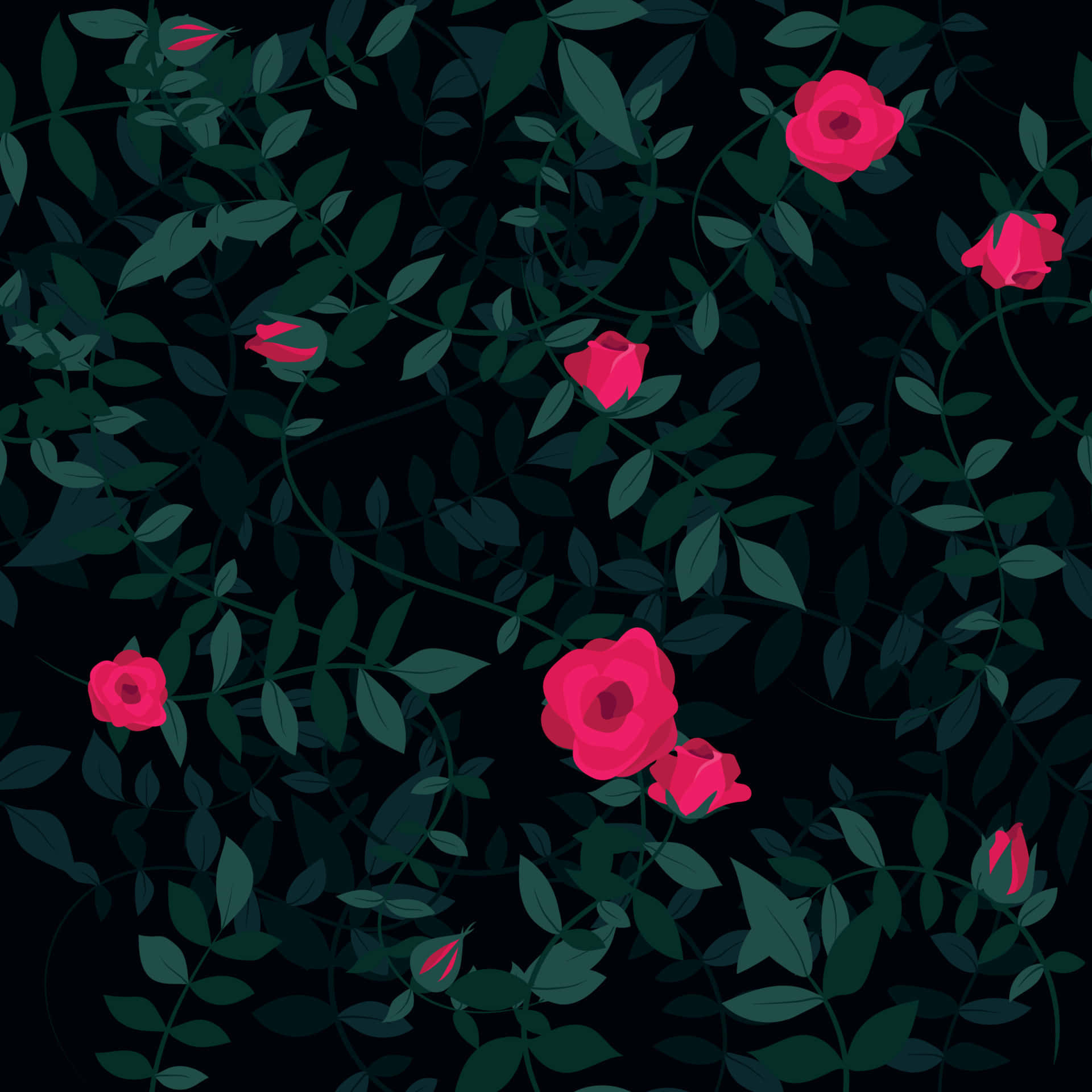 Fortryllende mørk blomsterbakgrunn Bakgrunner