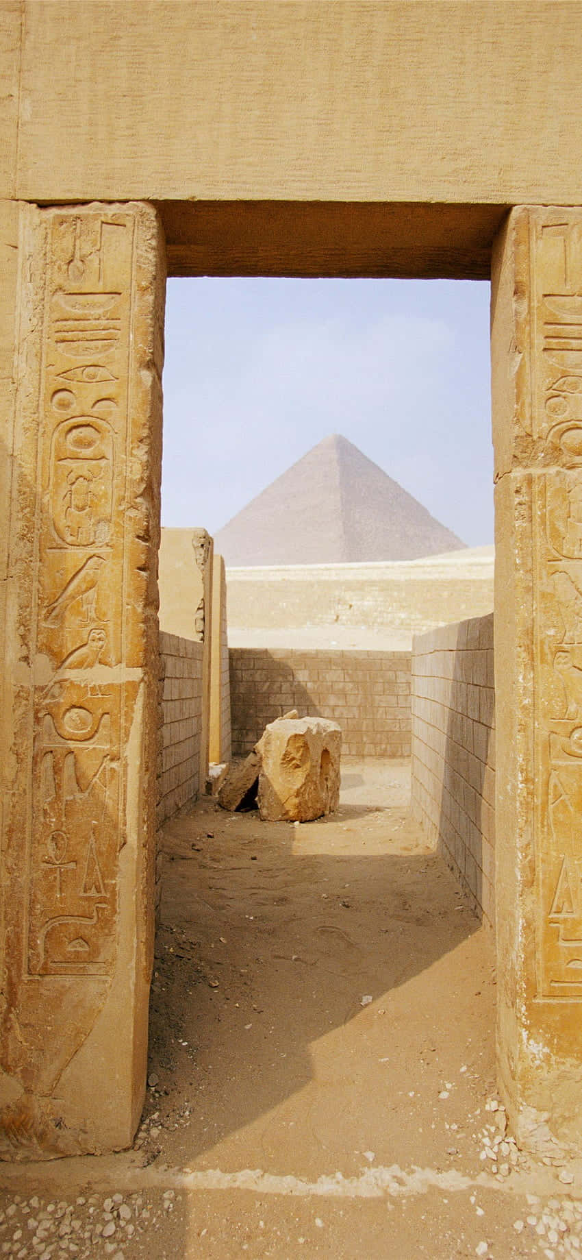 Fortryllende nattutsikt over Luxor-tempelet Bakgrunner