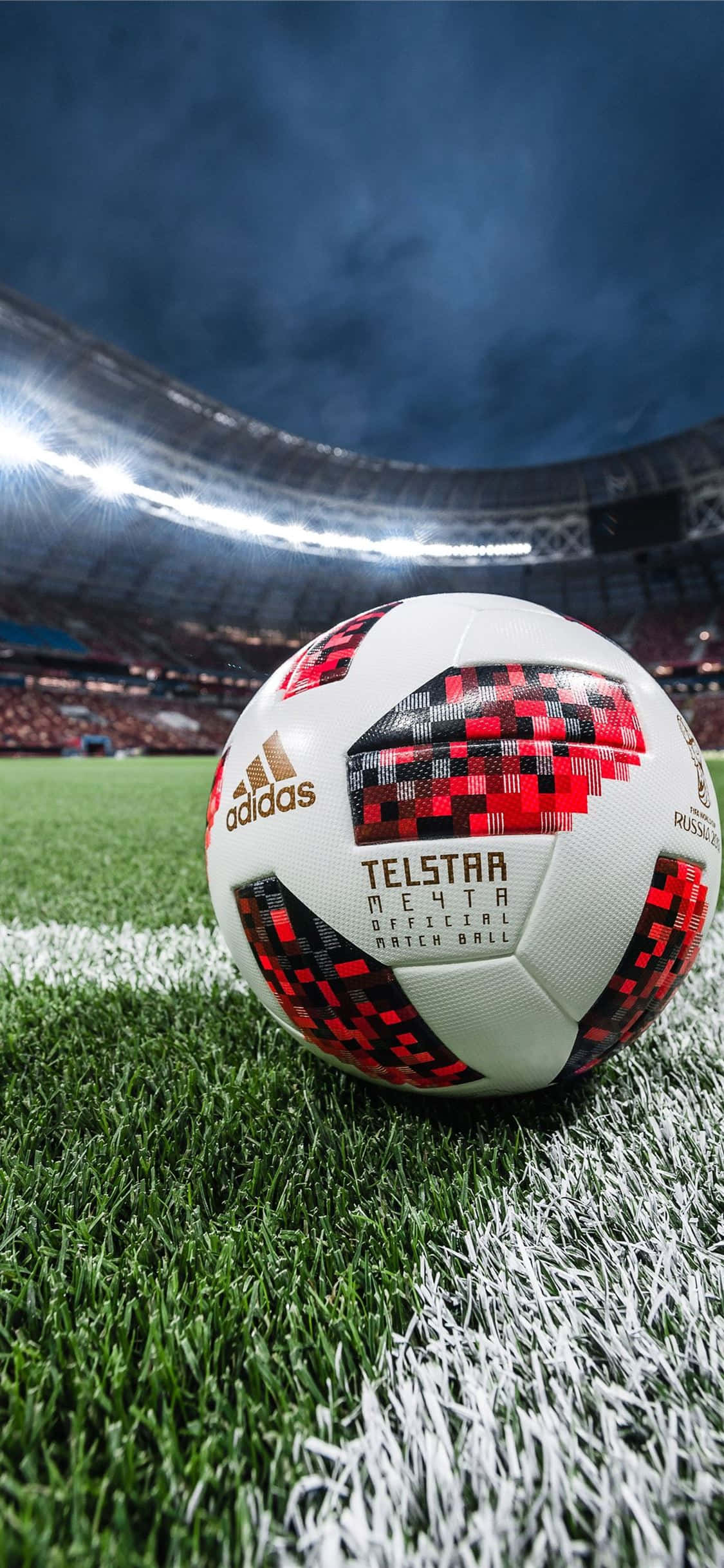 Fotballestetikk hvit og rød fotball Bakgrunner
