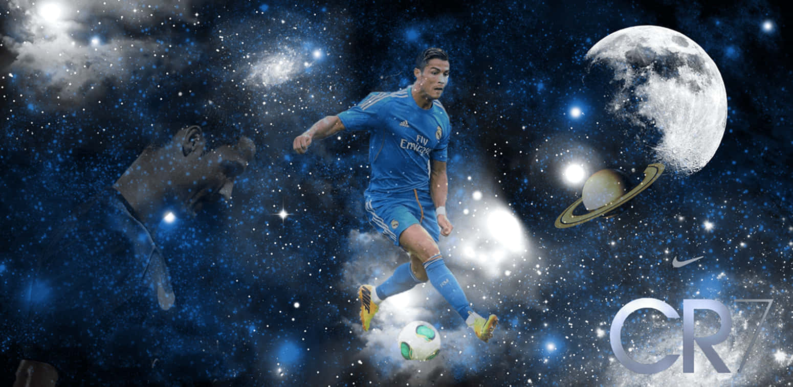 Fotballgalakse Cristiano Ronaldo Plakat Bakgrunner