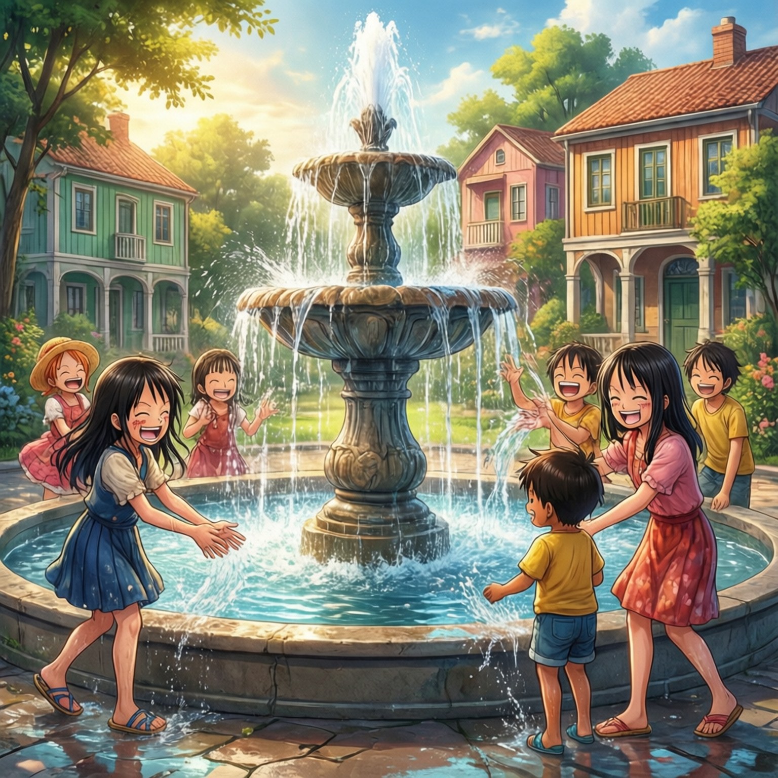 Fountain Moro Bakgrunner