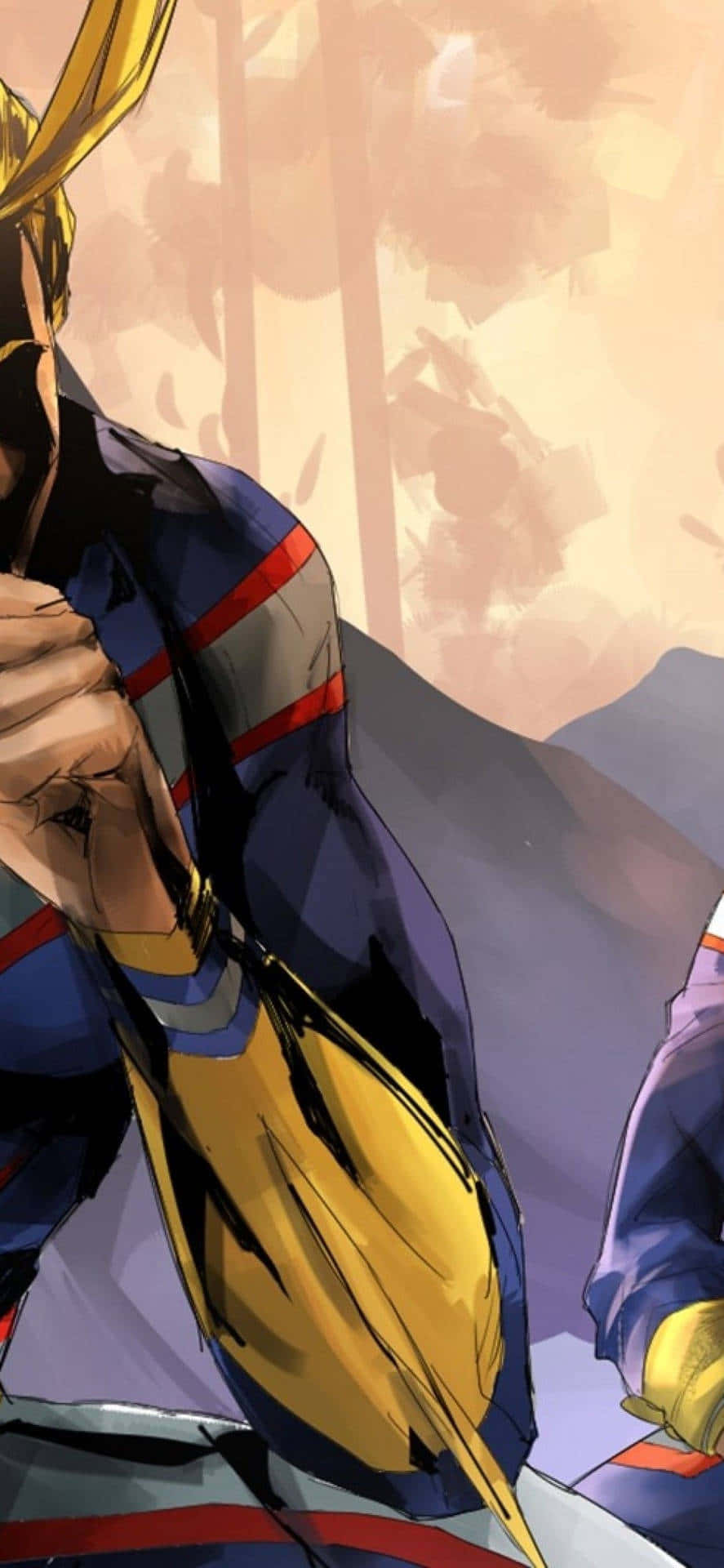 Fredens symbol – All Might Bakgrunner