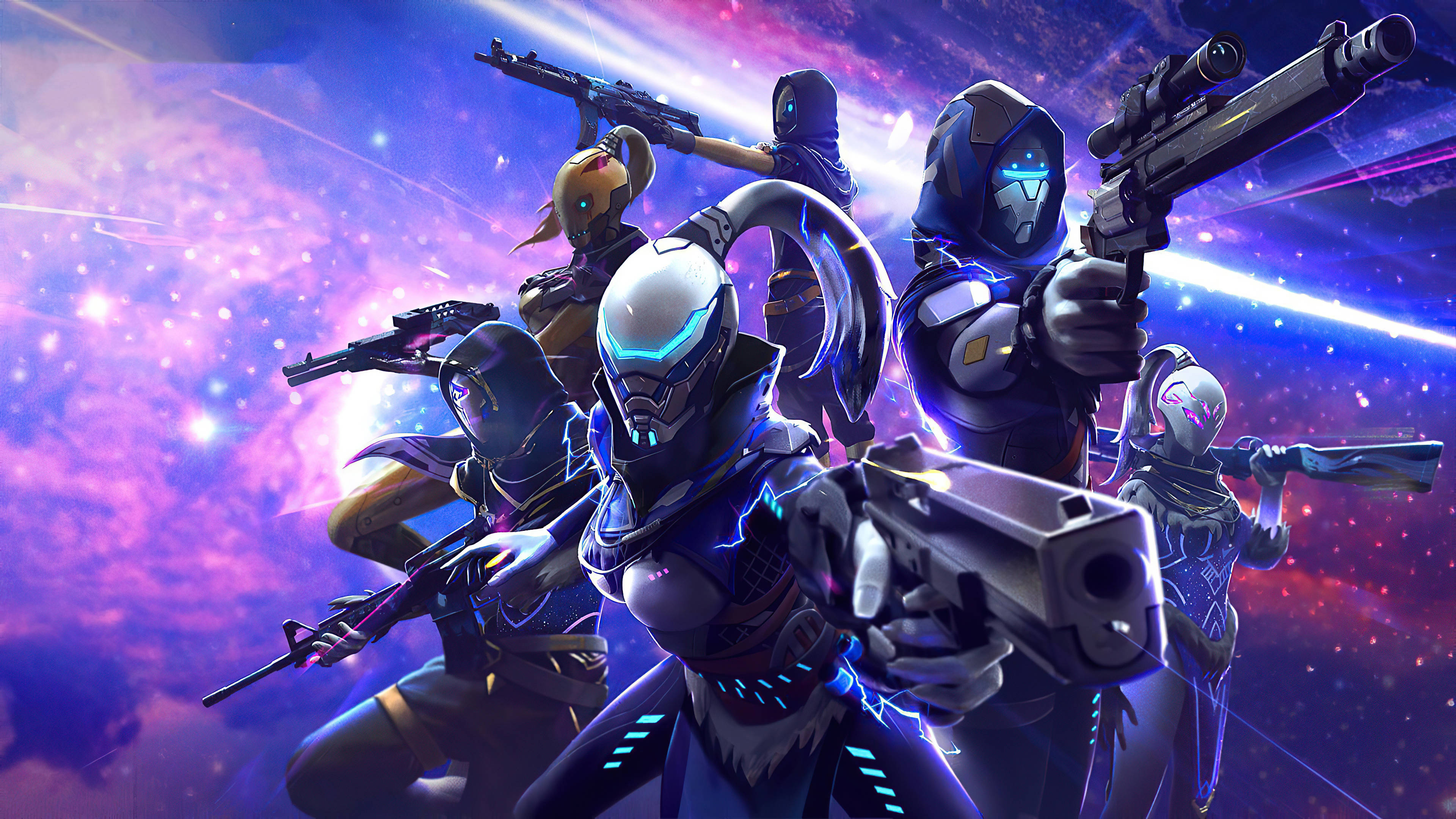 Free Fire 2020 Squad-spillere Bakgrunner
