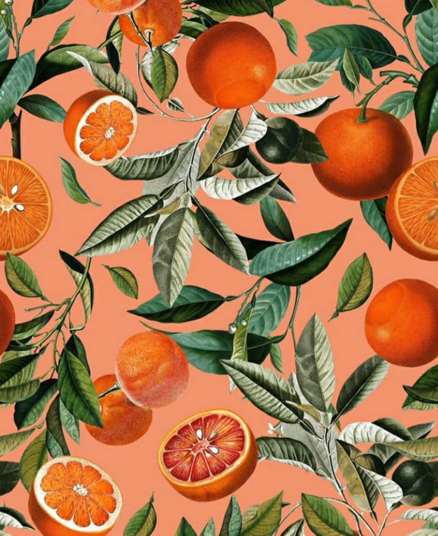Fremhev den livlige varmen fra den oransje estetikken. Bakgrunner
