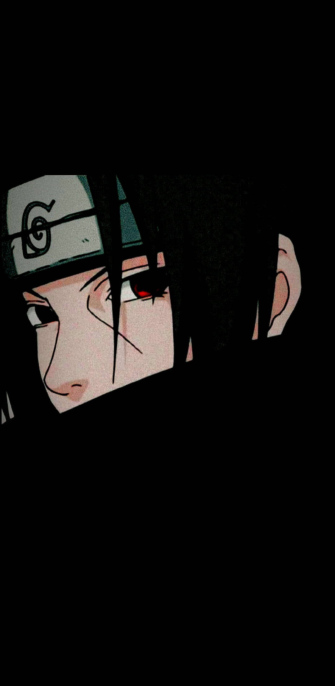 Fremragende nærbilde av Akatsuki Uchiha Itachi PFP Bakgrunner