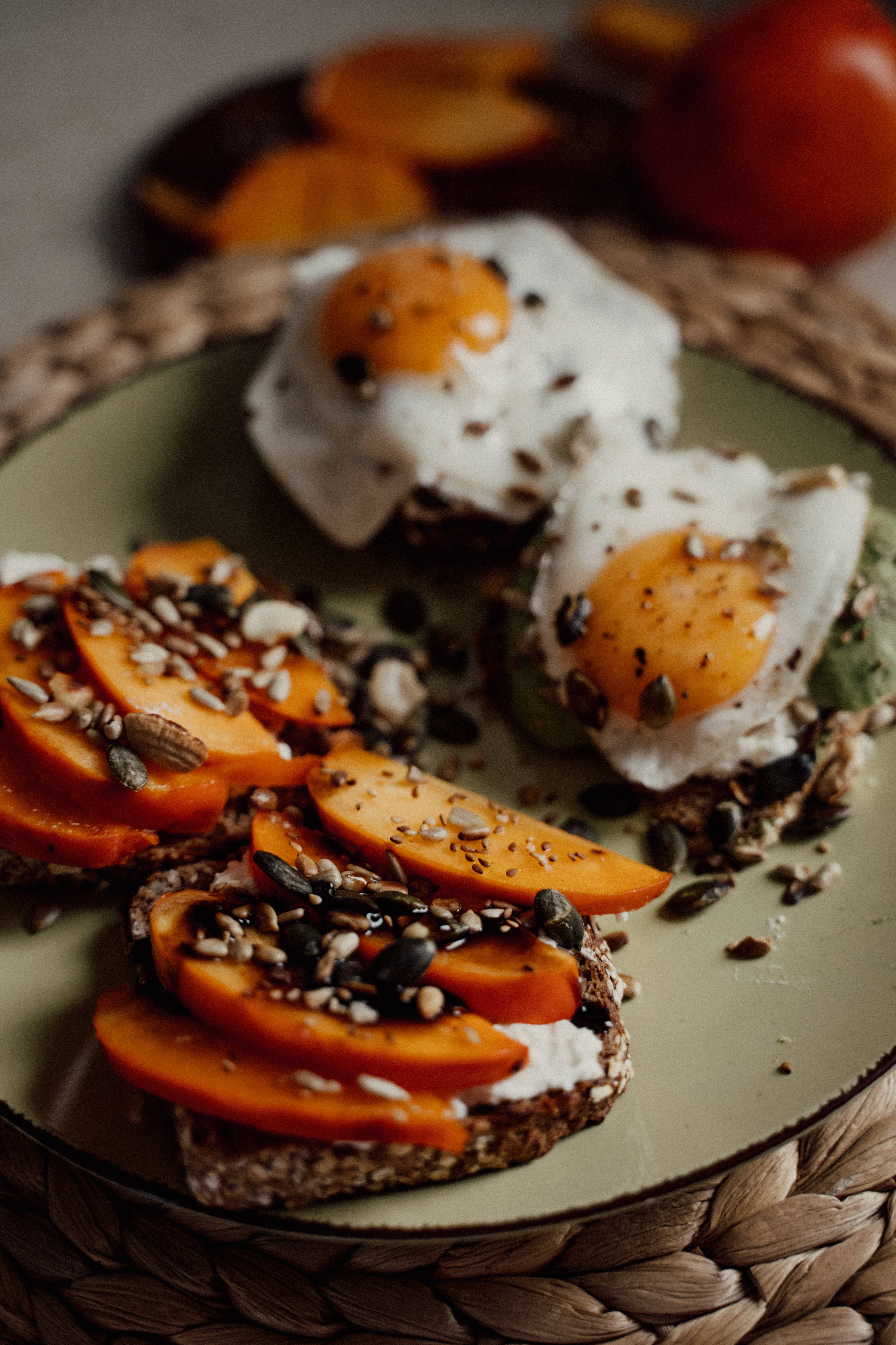 Frokostegg med Søtpotettoast Bakgrunner