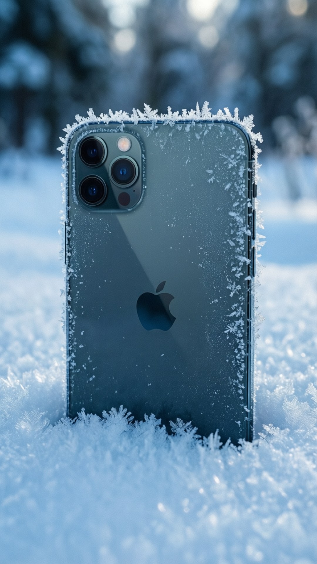 Frostig vinter iPhone Bakgrunner