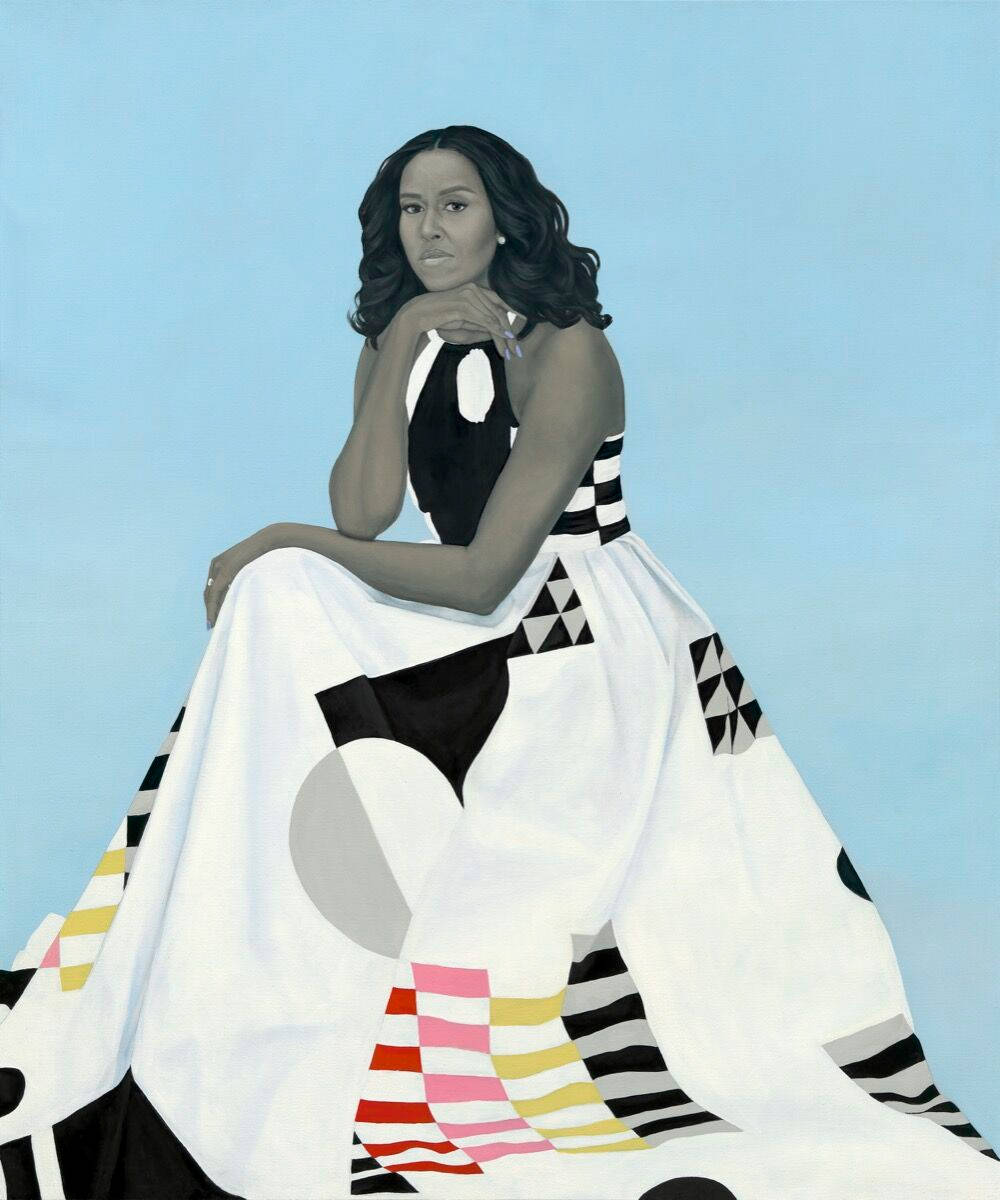Førstedame Michelle Obama-maleri Bakgrunner