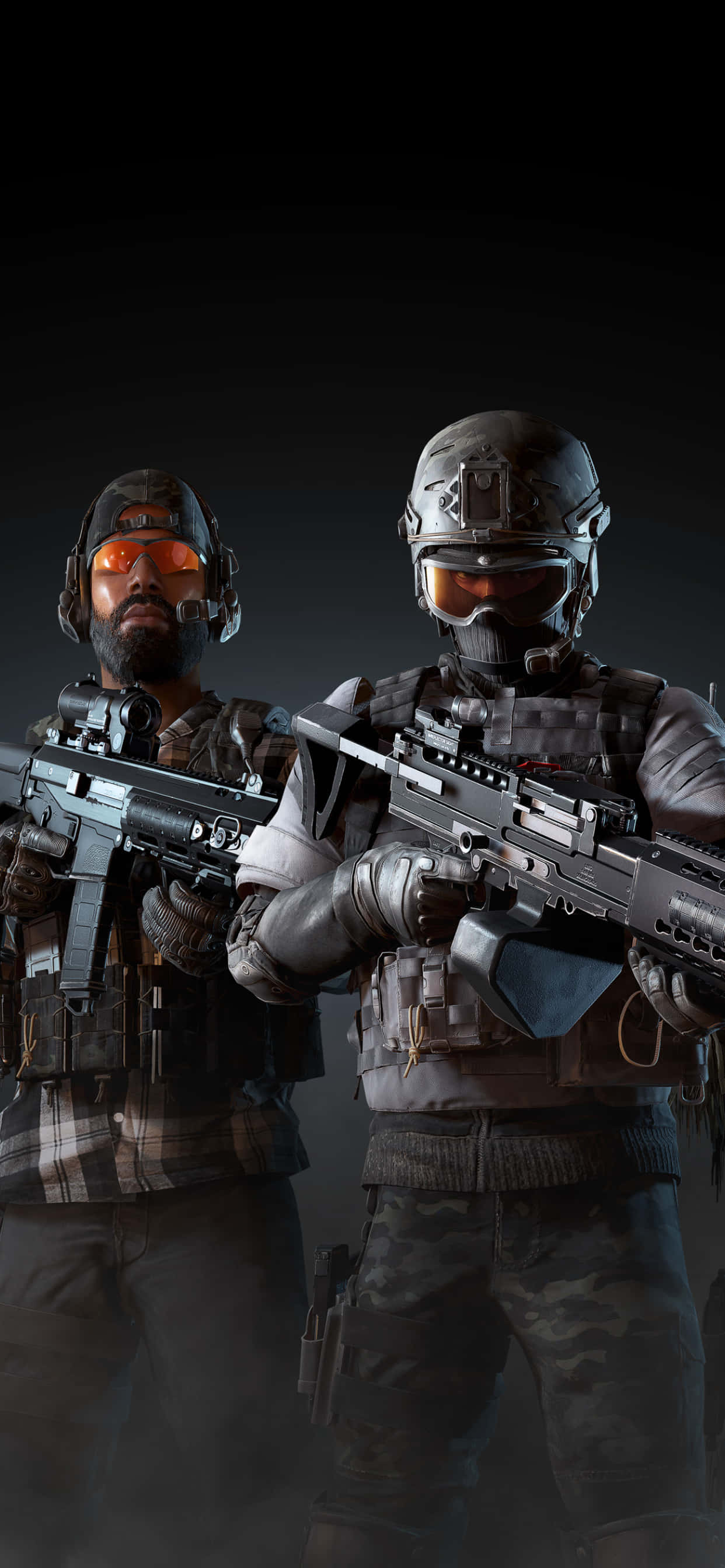 Fullt utstyrte soldater iPhone X Ghost Recon Wildlands bakgrunn Bakgrunner