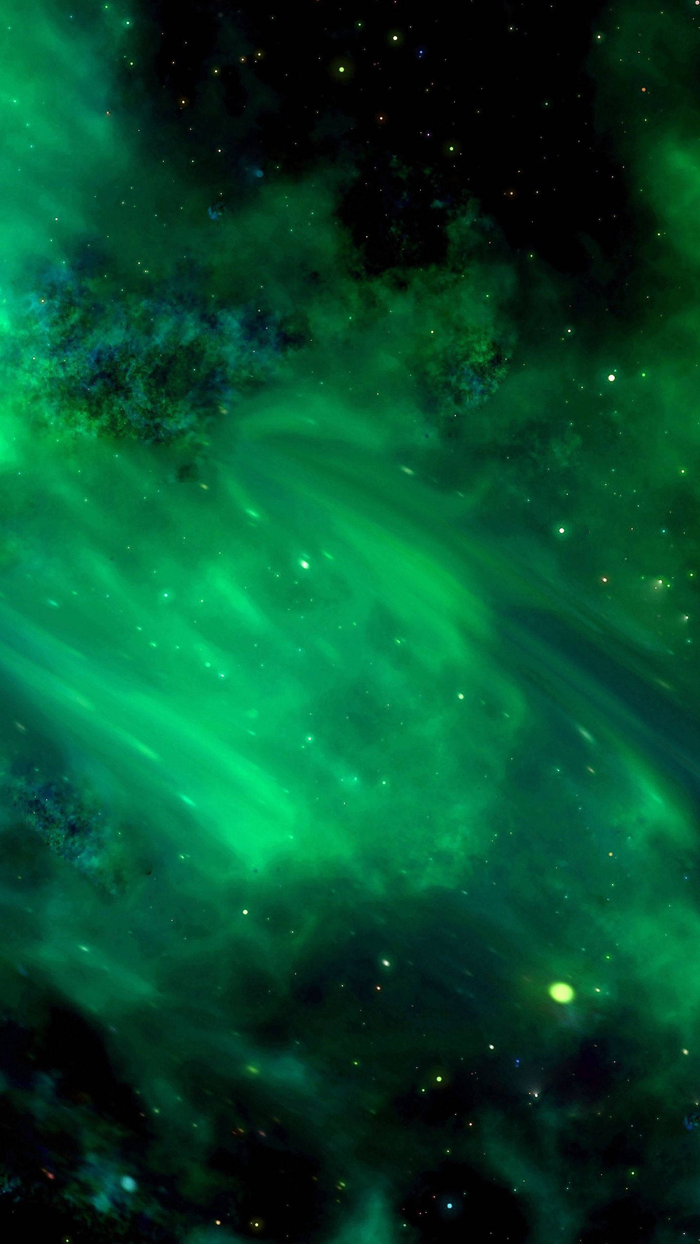 Funklende grønn himmel Bakgrunner